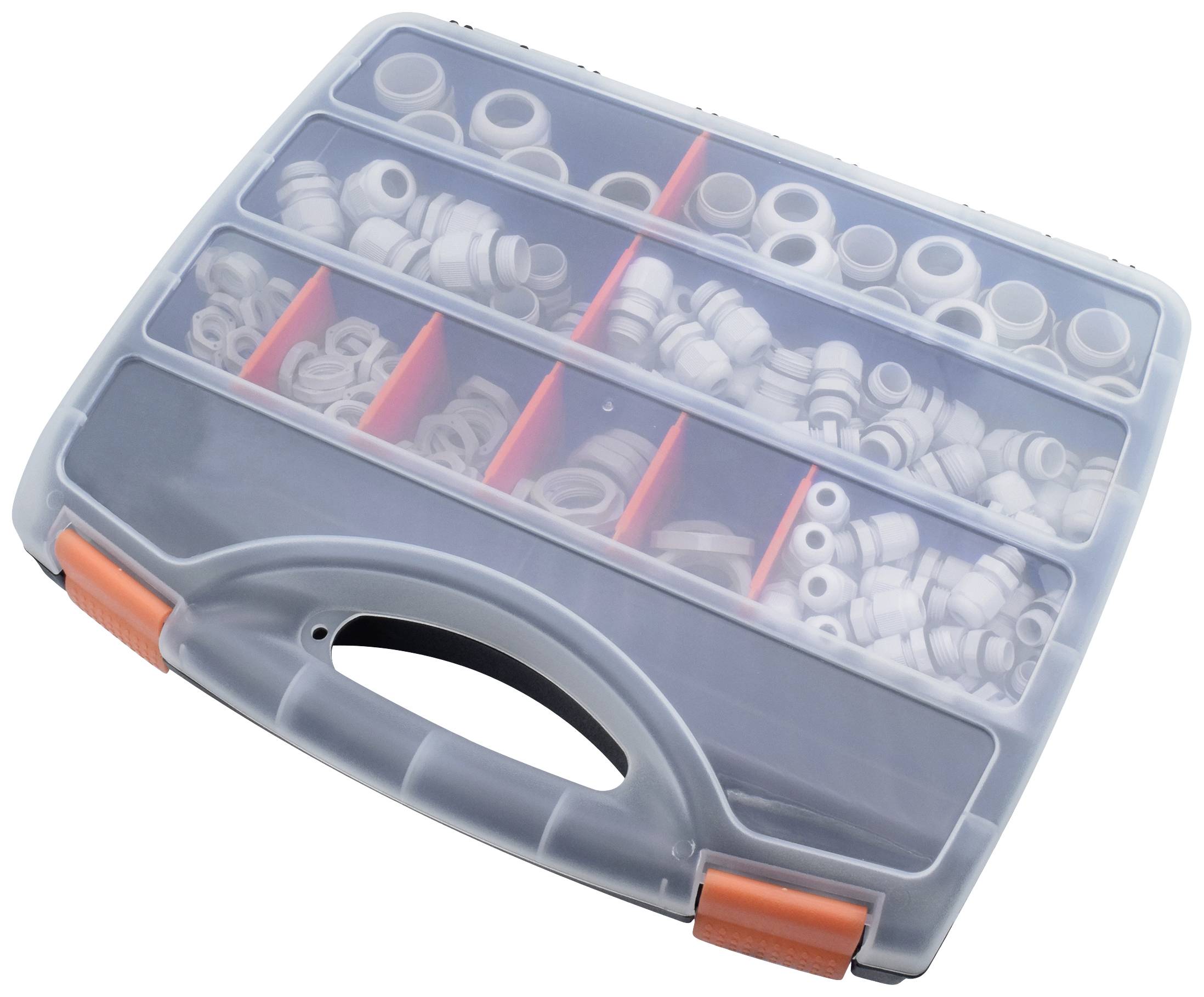 Quadrios 2009CA109 Kabelverschraubung Sortiment PA66 Lichtgrau (RAL 7035) 1 Set