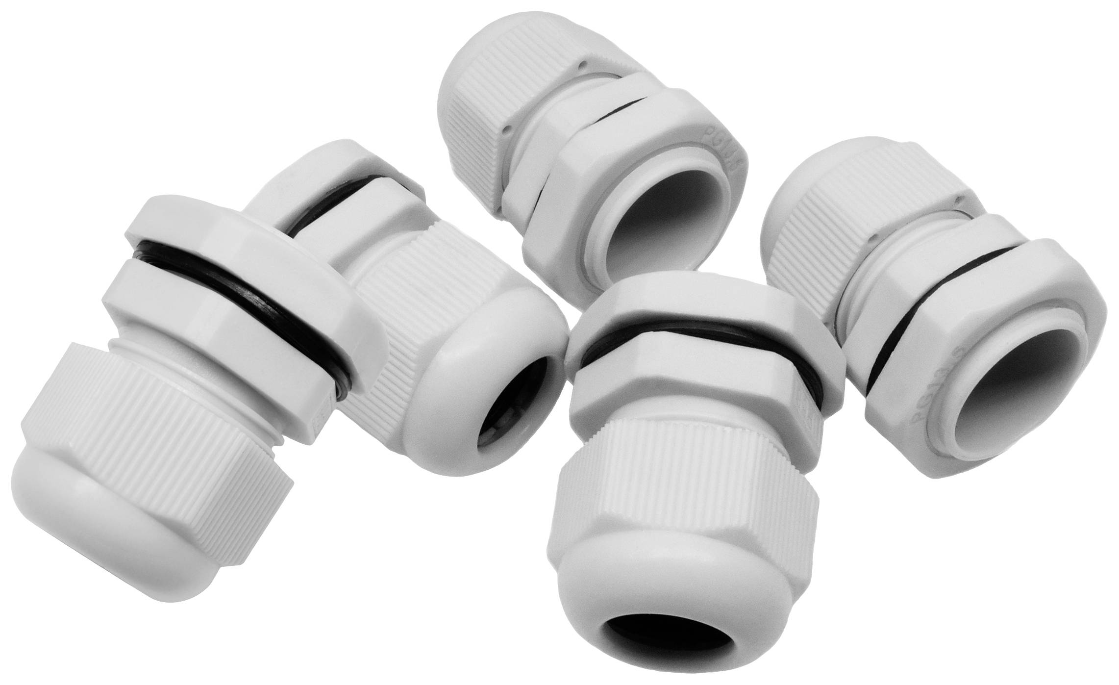 Quadrios 2102CA122 Kabelverschraubung Sortiment PG13.5 PA66 Lichtgrau 1 Set