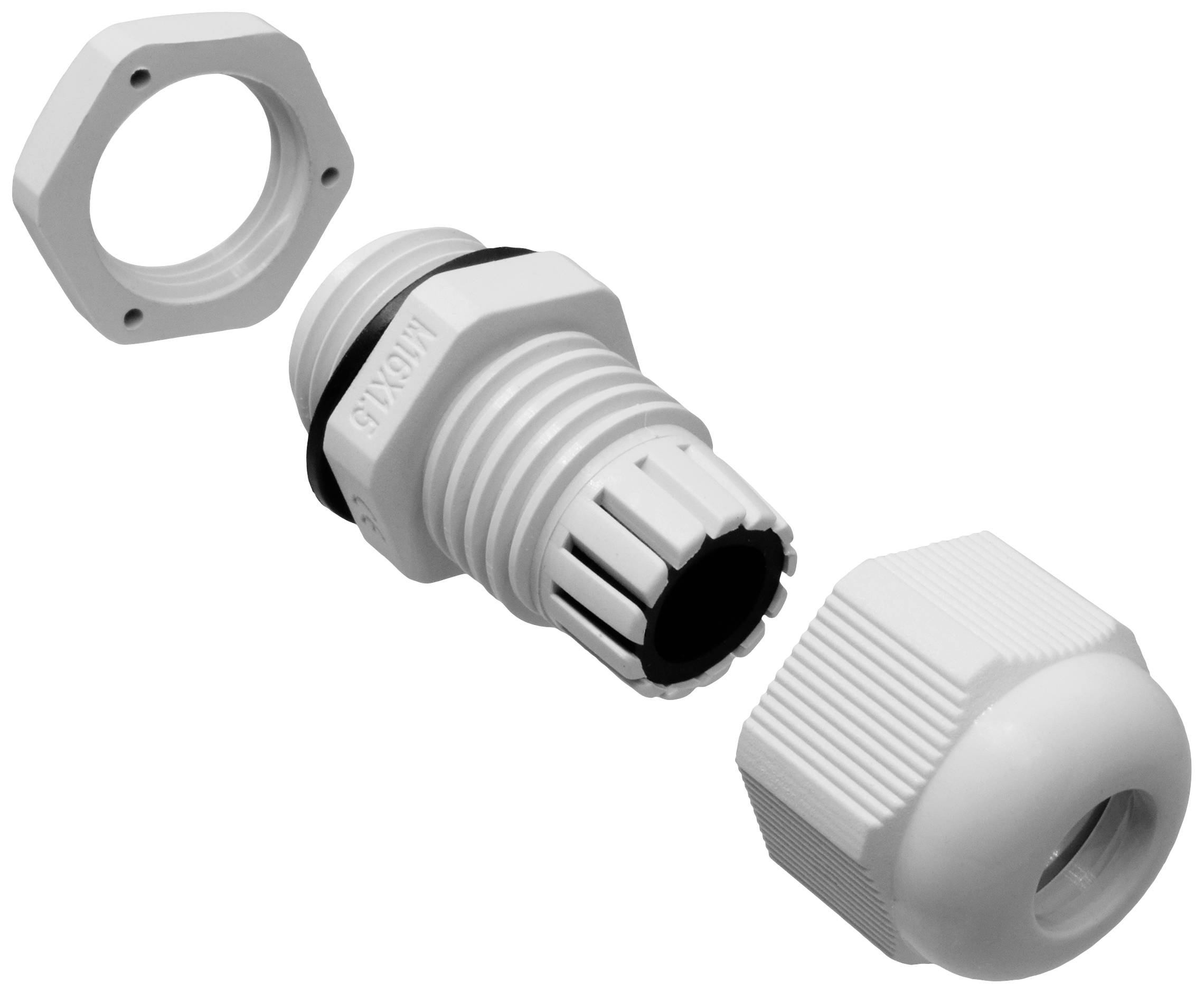 Quadrios 2102CA130 Kabelverschraubung Sortiment M16 PA66 Lichtgrau 1 Set