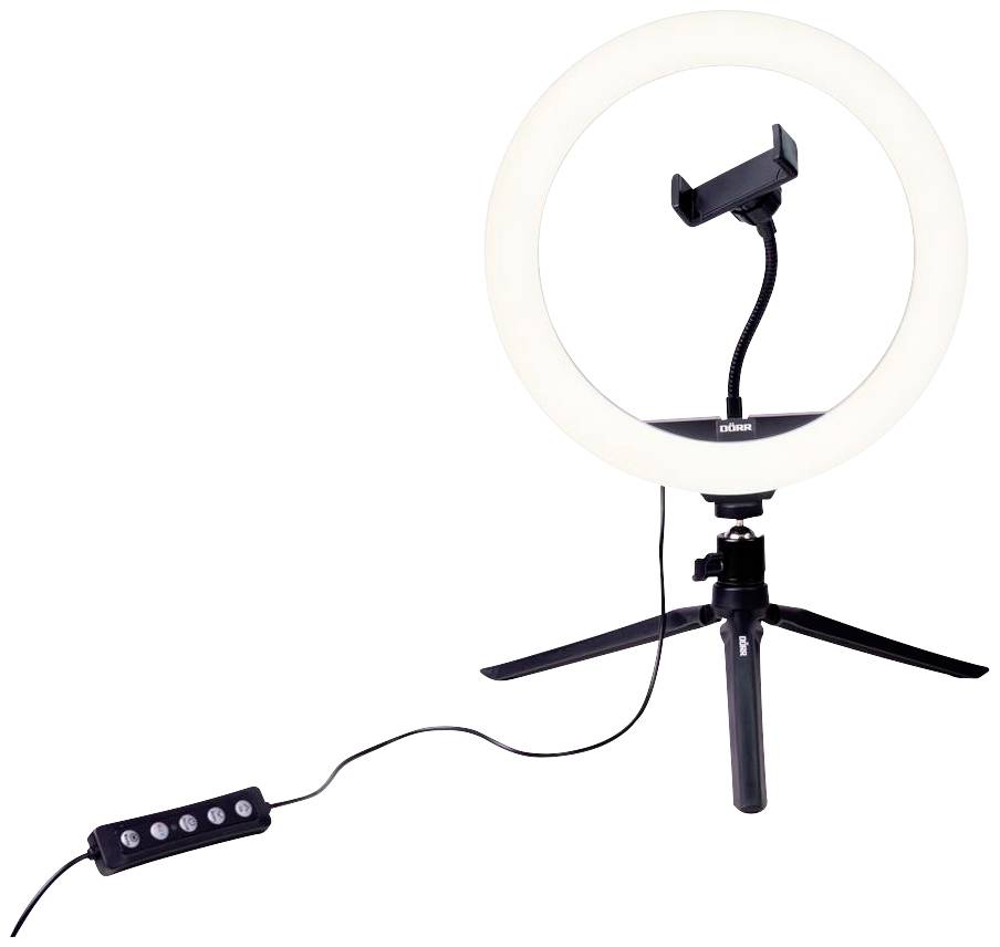 DÖRR Vlogging Kit VL-26 RGB LED Ringleuchte Anzahl LEDs=130
