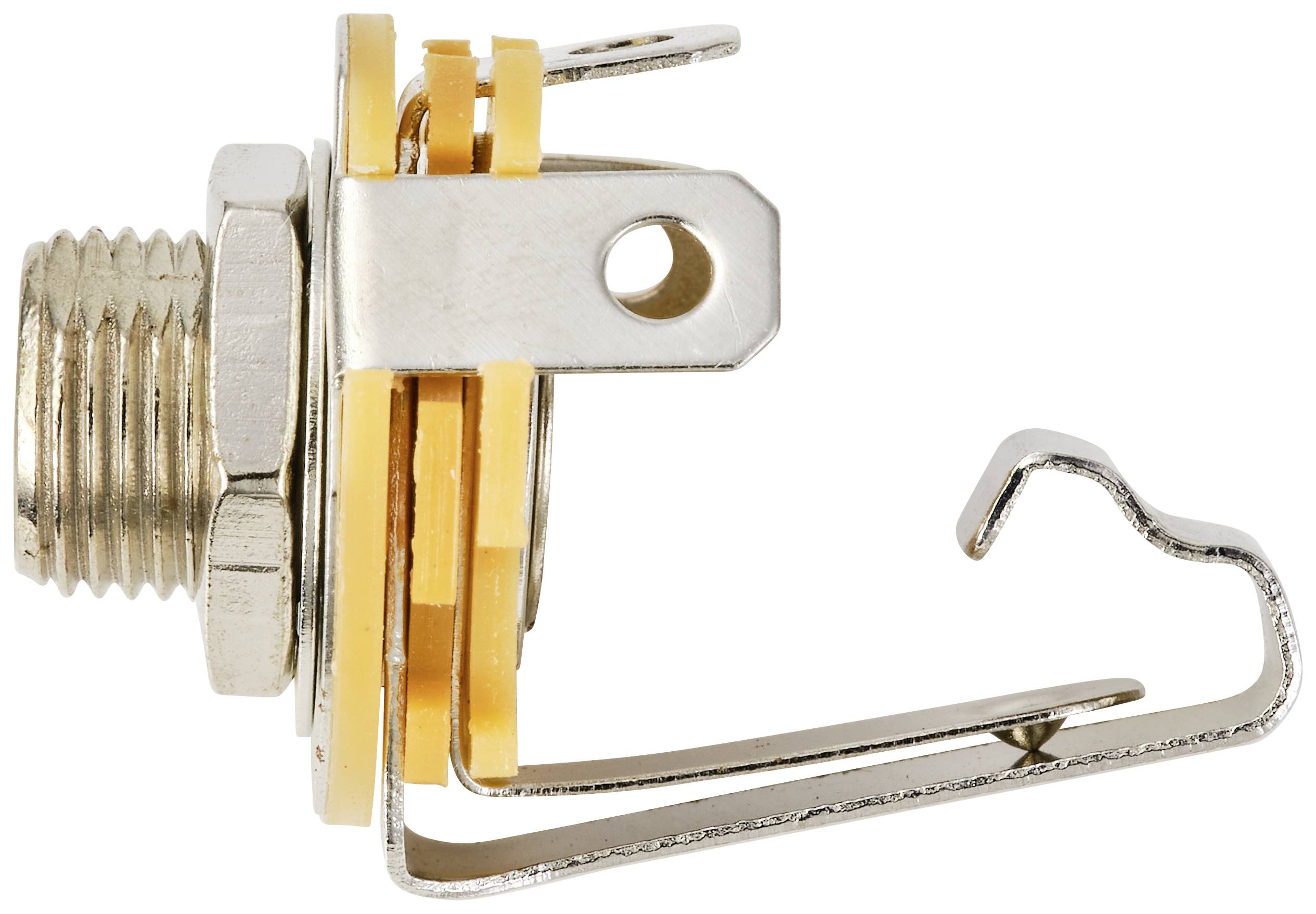 TRU COMPONENTS TC-10336004 Klinken-Steckverbinder 6.35mm Buchse, Einbau vertikal Polzahl: 2