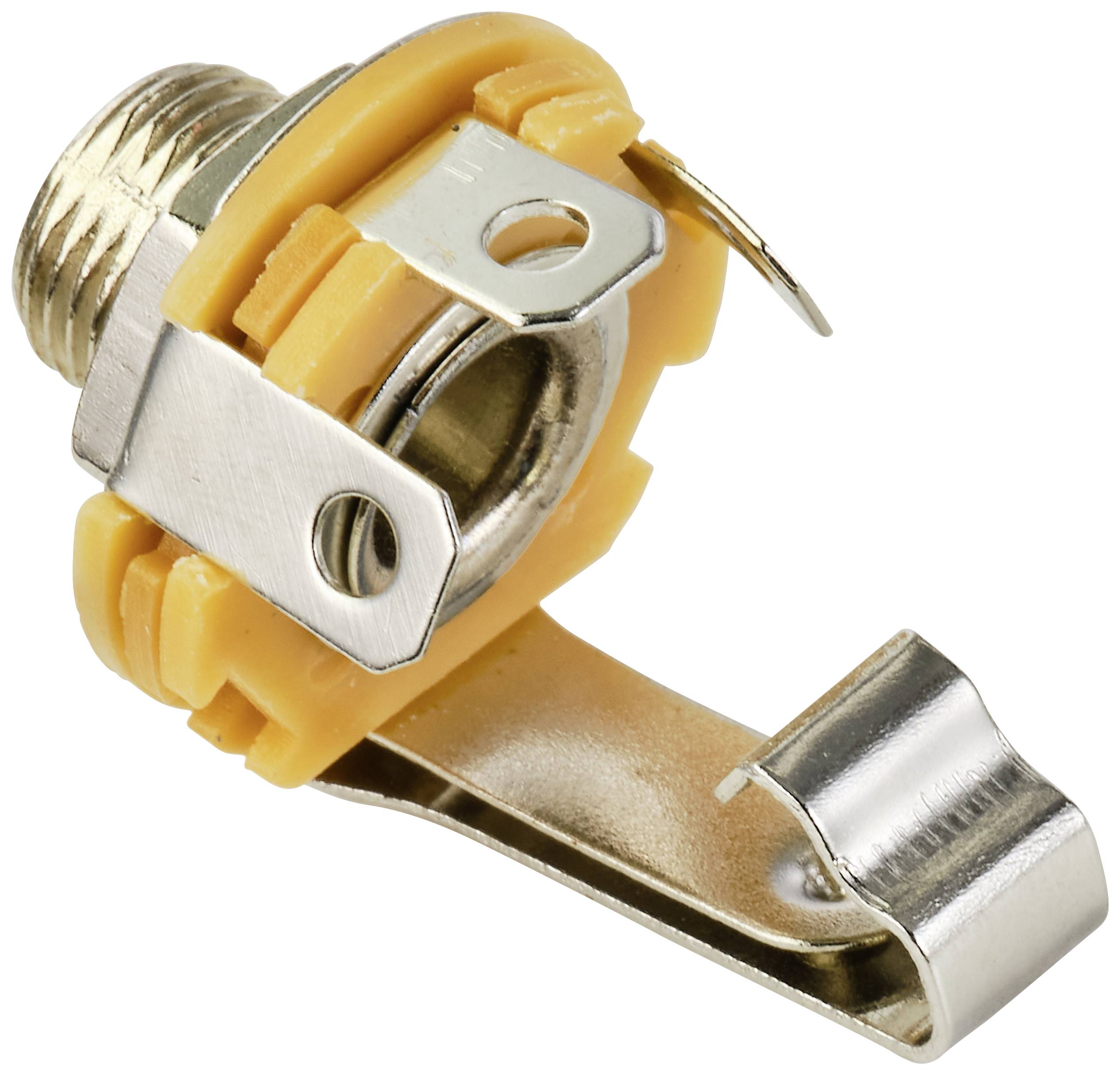 TRU COMPONENTS TC-10336004 Klinken-Steckverbinder 6.35mm Buchse, Einbau vertikal Polzahl: 2