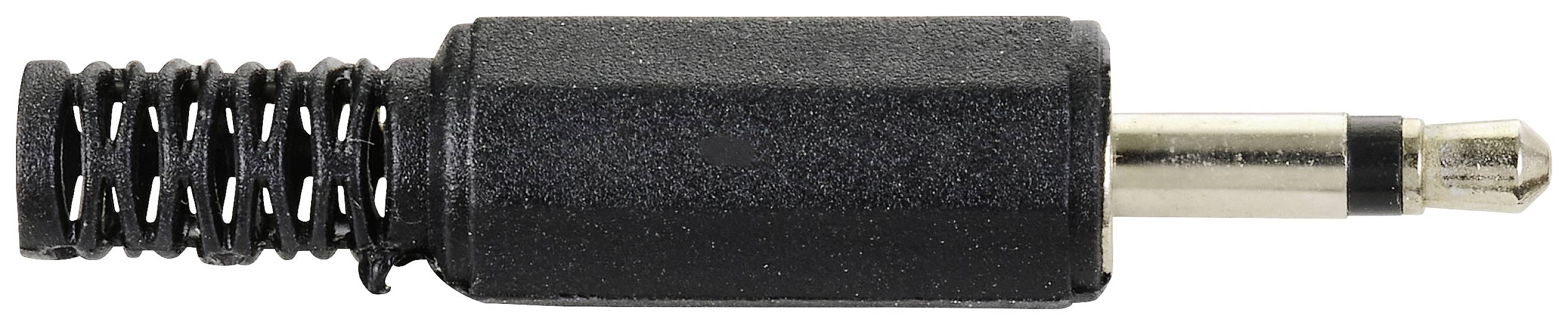 TRU COMPONENTS TC-10336016 Klinken-Steckverbinder 3.5mm Stecker, gerade Polzahl: 2 Mono Schwarz