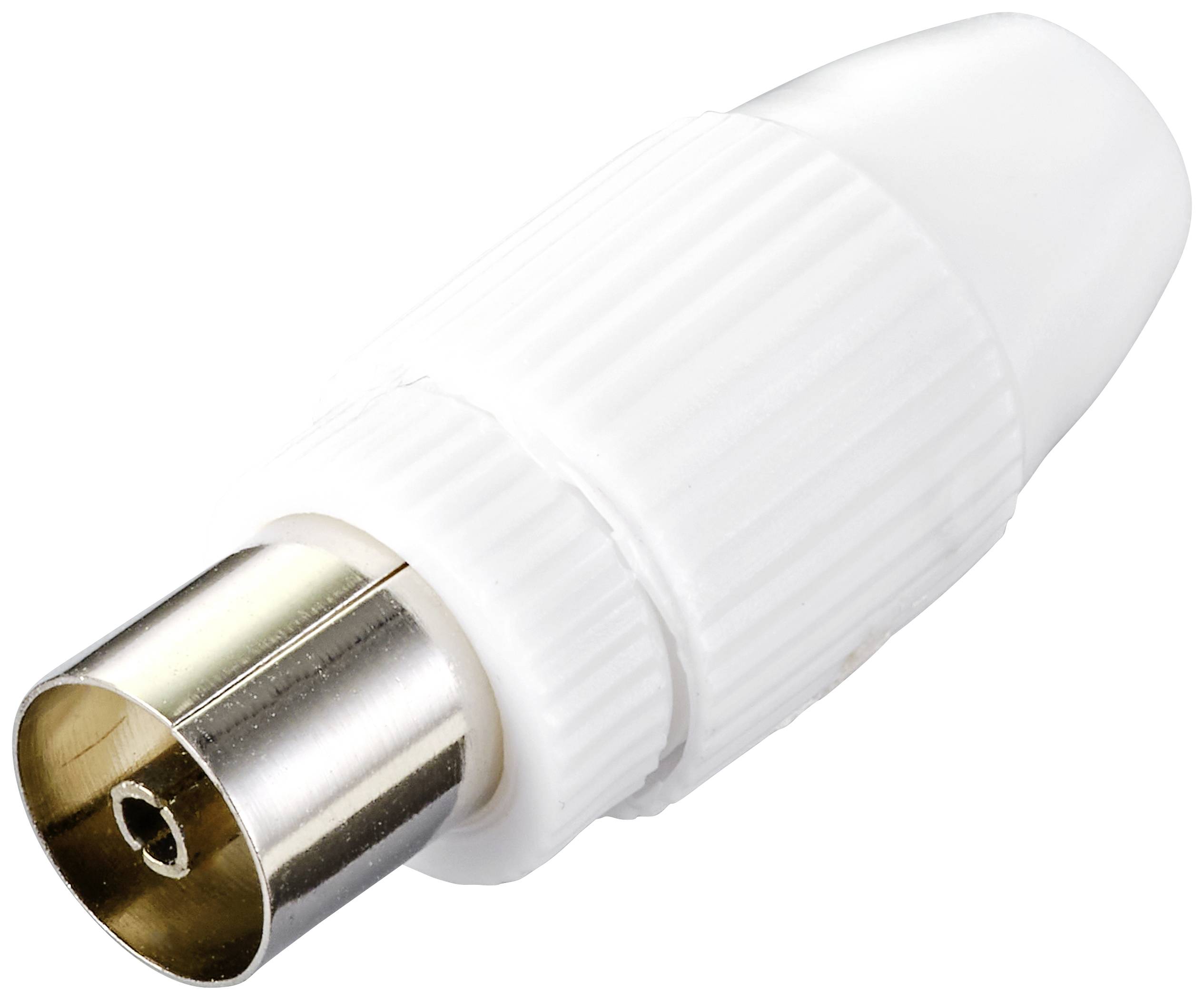 TRU COMPONENTS TC-10336032 Koax-Kupplung Anschlüsse: Koax-Buchse IEC Kabel-Durchmesser: 7.8mm