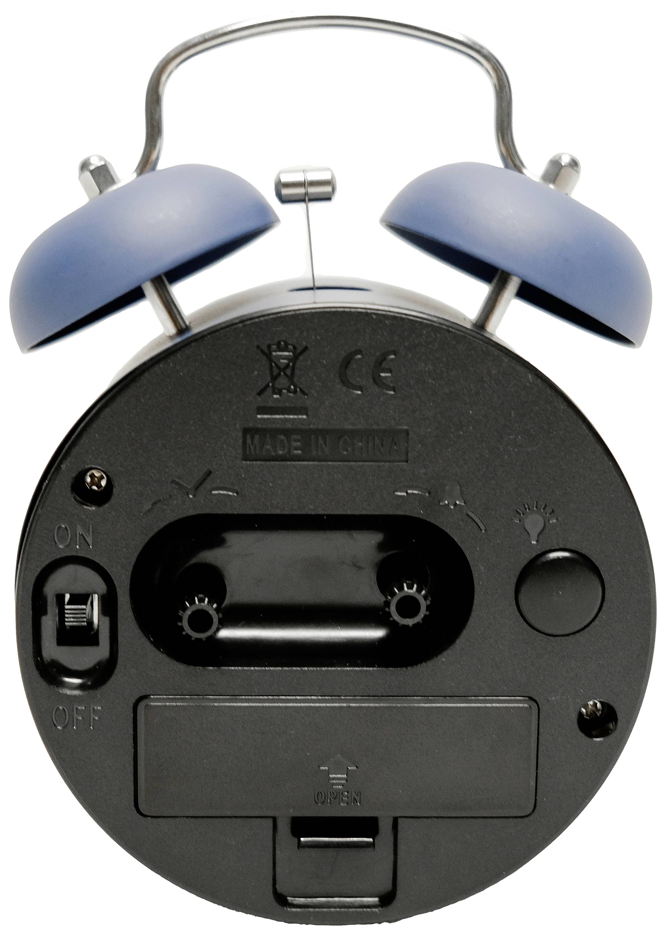 Techno Line ModellDG blau Quarz Wecker Blau Alarmzeiten 1