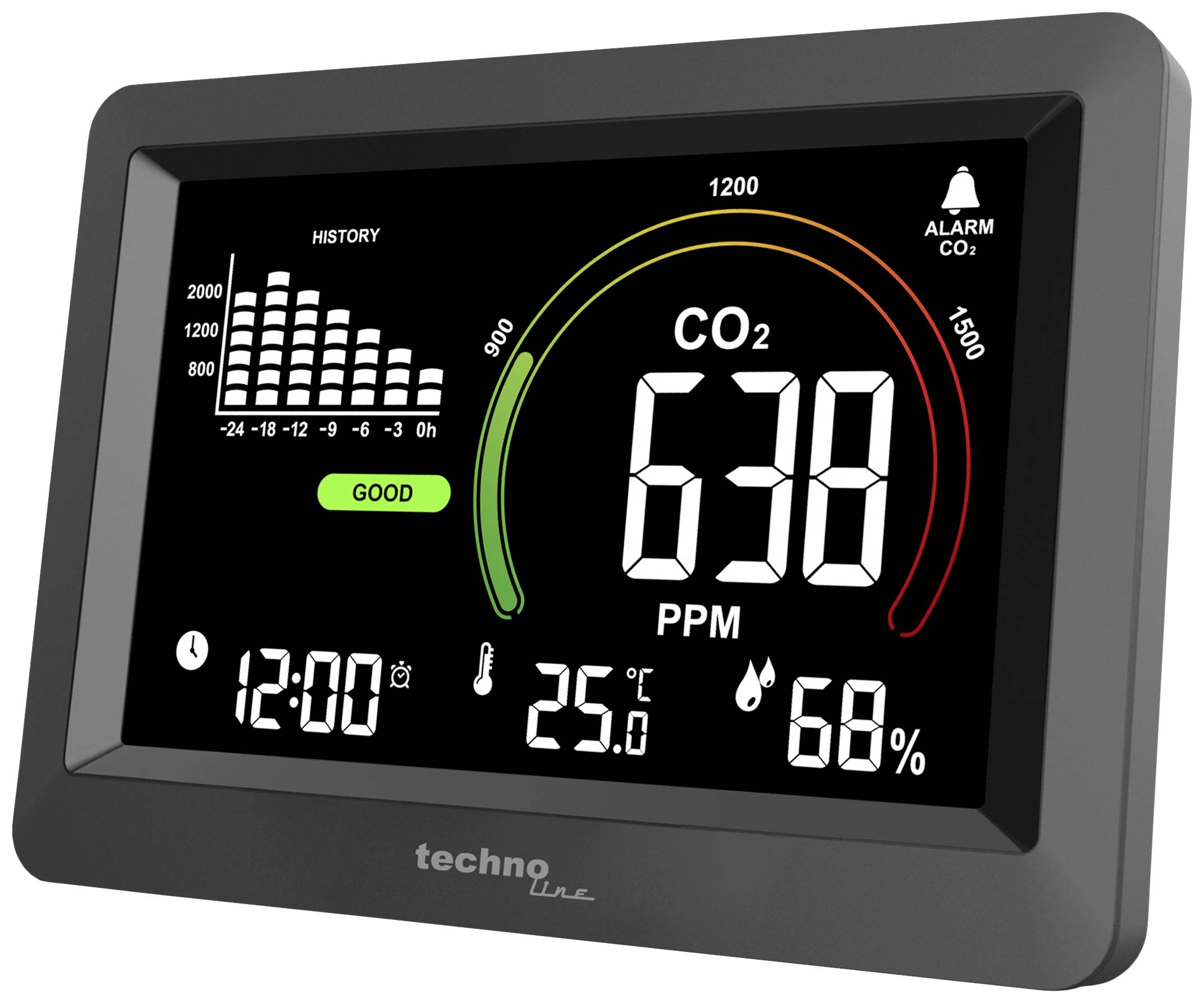 Techno Line WL1028 WL1028 CO2-Anzeige / CO2-Messgerät