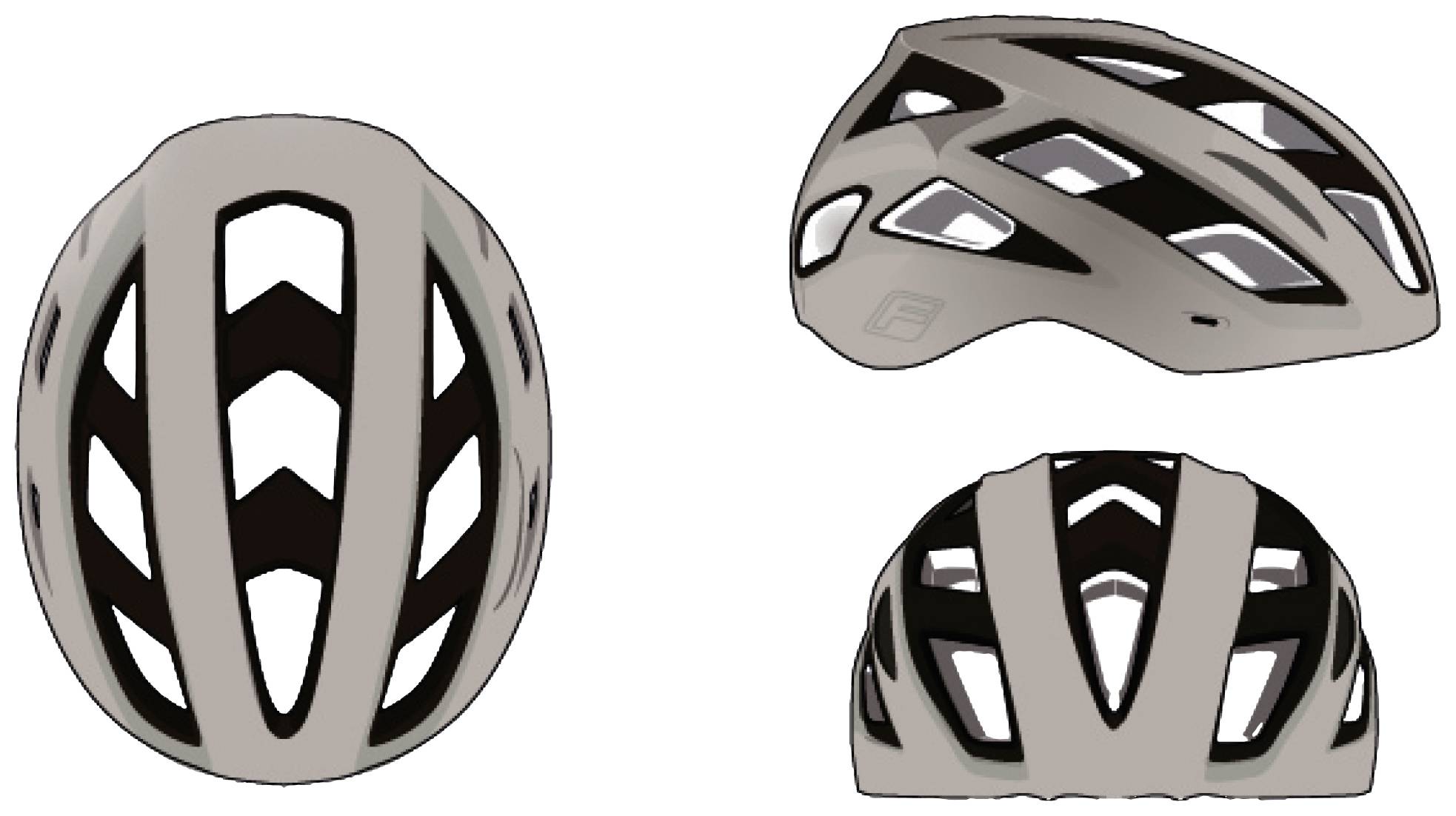 FISCHER FAHRRAD Urban Plus Dallas S/M Pedelec-Helm Beige Konfektionsgröße=S/M Kopfumfang=52-59 cm