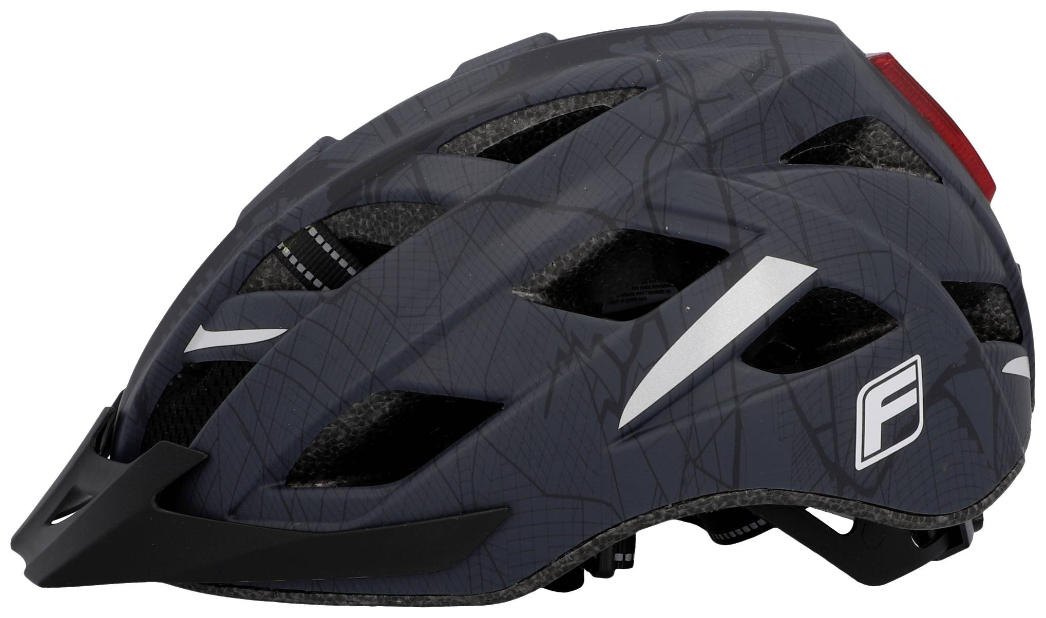 FISCHER FAHRRAD Urban Plus Brooklyn L/XL Pedelec-Helm Schwarz Konfektionsgröße=L/XL Kopfumfang=58-61cm