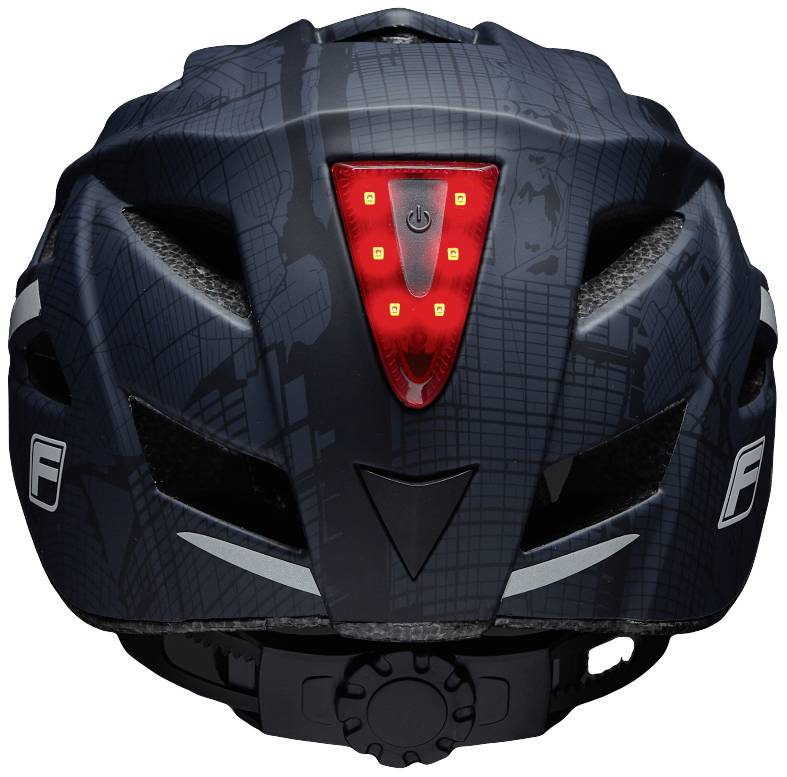 FISCHER FAHRRAD Urban Plus Brooklyn L/XL Pedelec-Helm Schwarz Konfektionsgröße=L/XL Kopfumfang=58-61cm