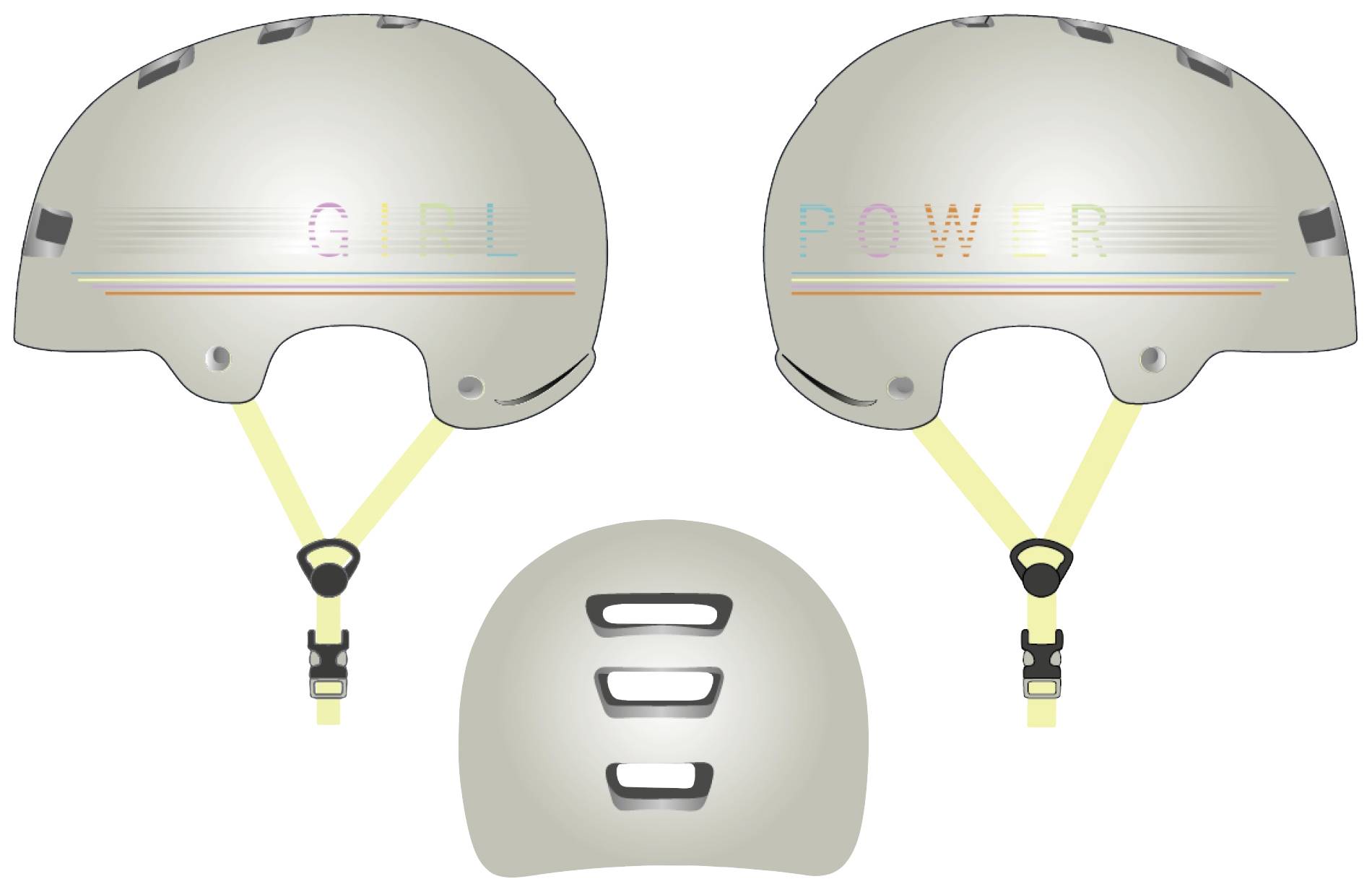 FISCHER FAHRRAD Plus Power S/M BMX-Helm Beige Konfektionsgröße=S/M Kopfumfang=54-58cm