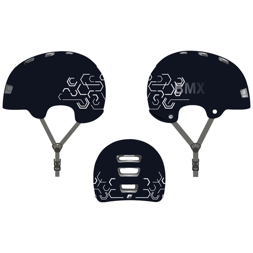 FISCHER FAHRRAD Plus Jump S/M BMX-Helm Schwarz Konfektionsgröße=S/M Kopfumfang=54-58cm FISCHER FAHRRAD Plus Jump S/M BMX-Helm Schwarz Konfektionsgröße=S/M Kopfumfang=54-58cm