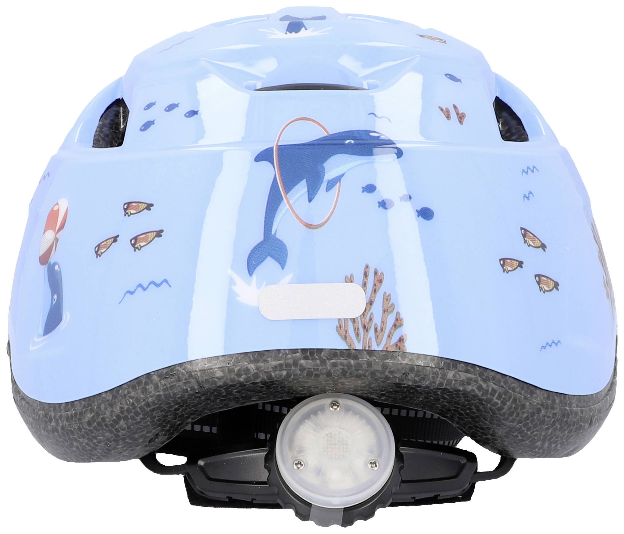 FISCHER FAHRRAD Plus Dolphin XS/S Kinder-Helm Blau Konfektionsgröße=XS/S Kopfumfang=48-54cm