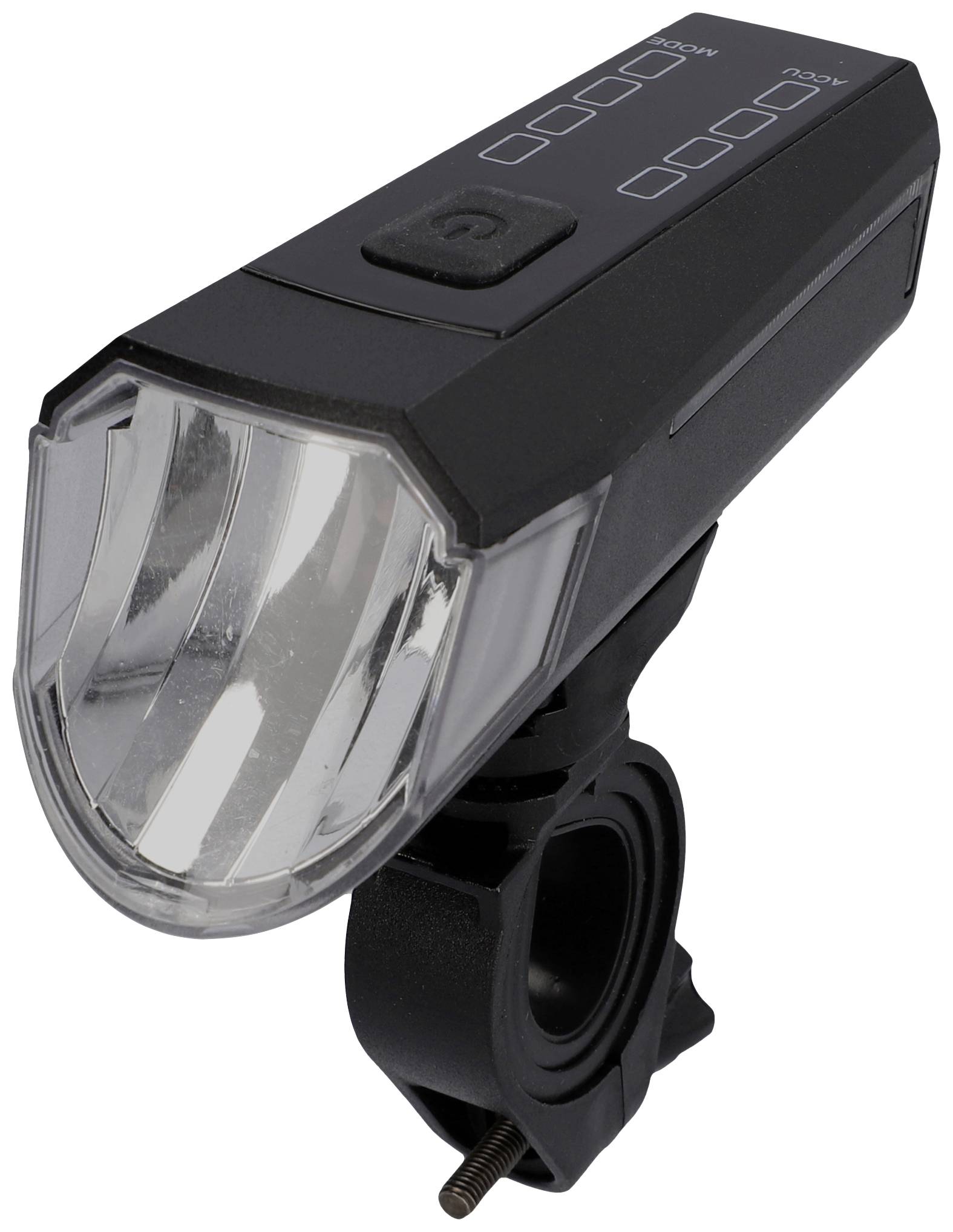 FISCHER FAHRRAD Fahrradbeleuchtung Set LED akkubetrieben Schwarz