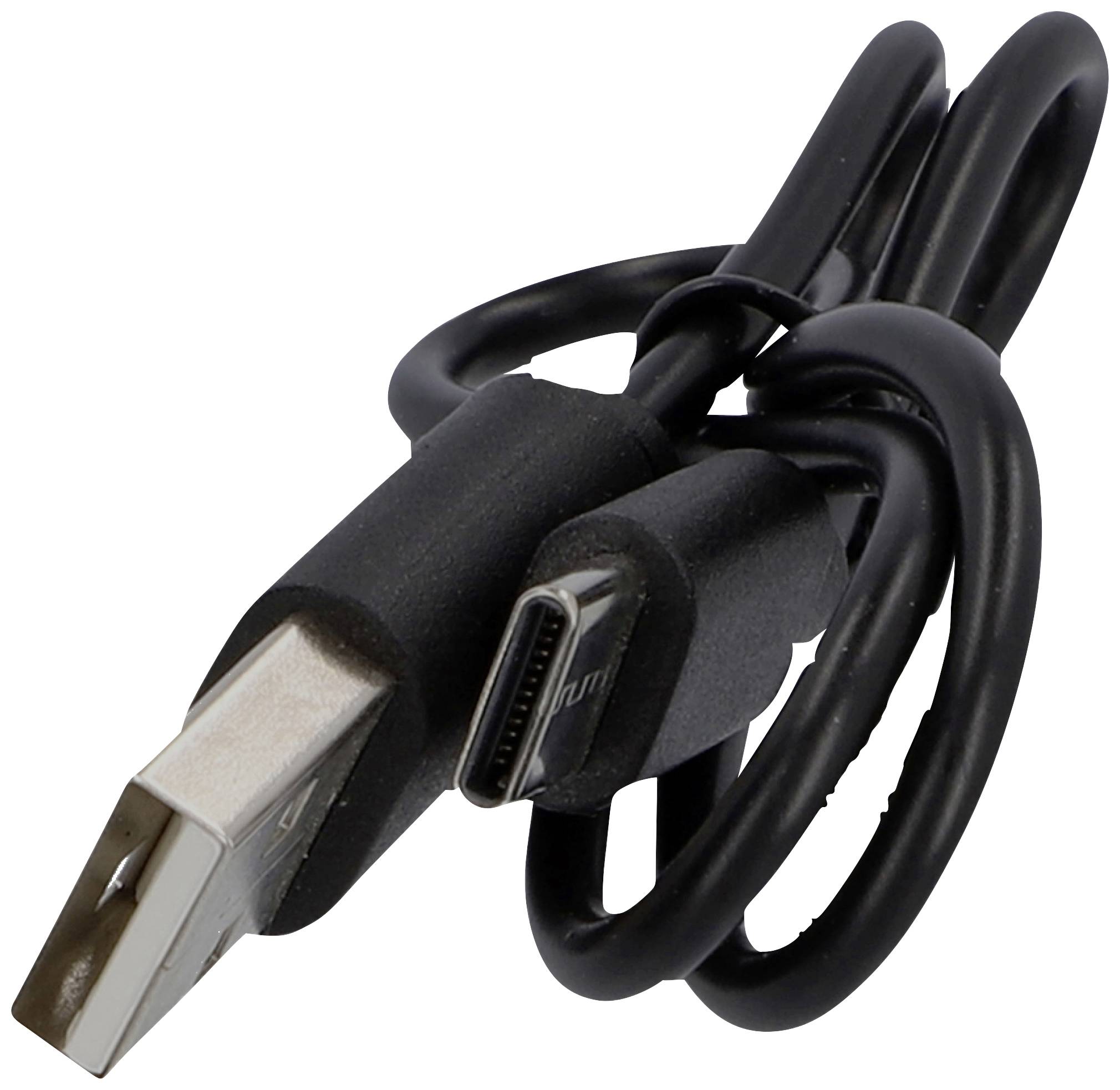 FISCHER FAHRRAD Fahrradbeleuchtung Set LED akkubetrieben Schwarz