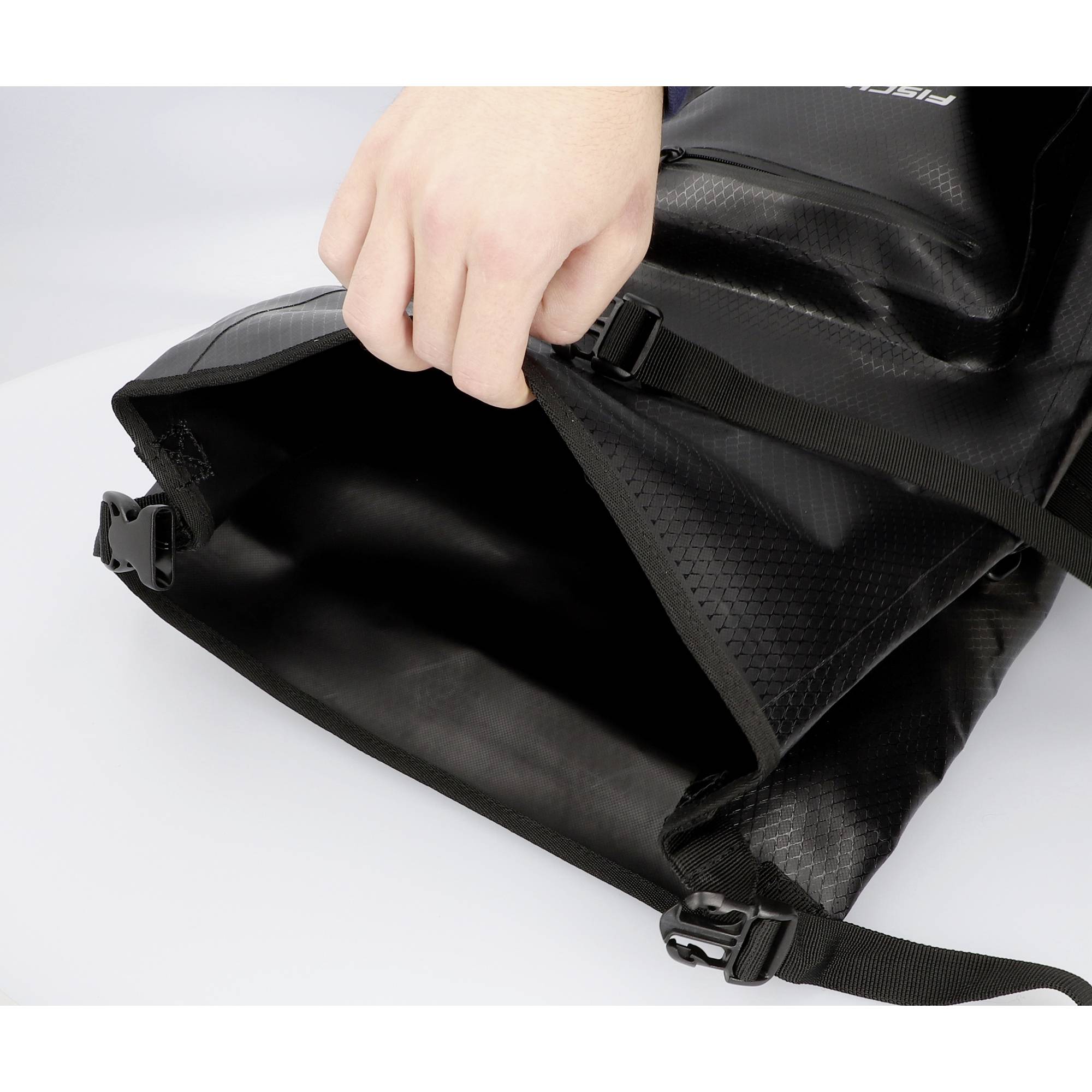 FISCHER FAHRRAD PLUS Terra Gepäckträgertasche Schwarz