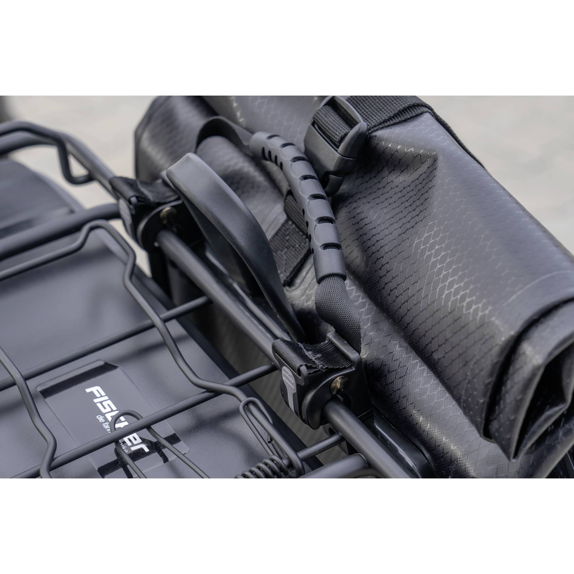 FISCHER FAHRRAD PLUS Terra Gepäckträgertasche Schwarz
