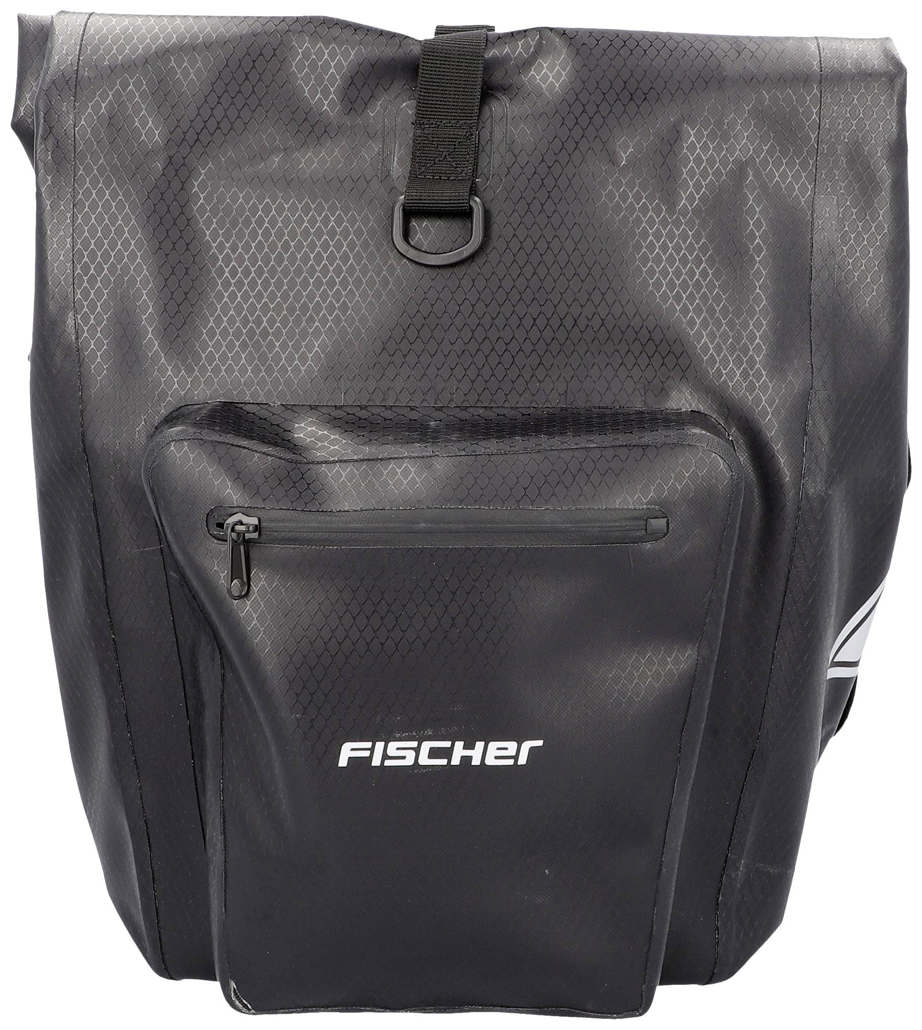 FISCHER FAHRRAD PLUS Terra Gepäckträgertasche Schwarz