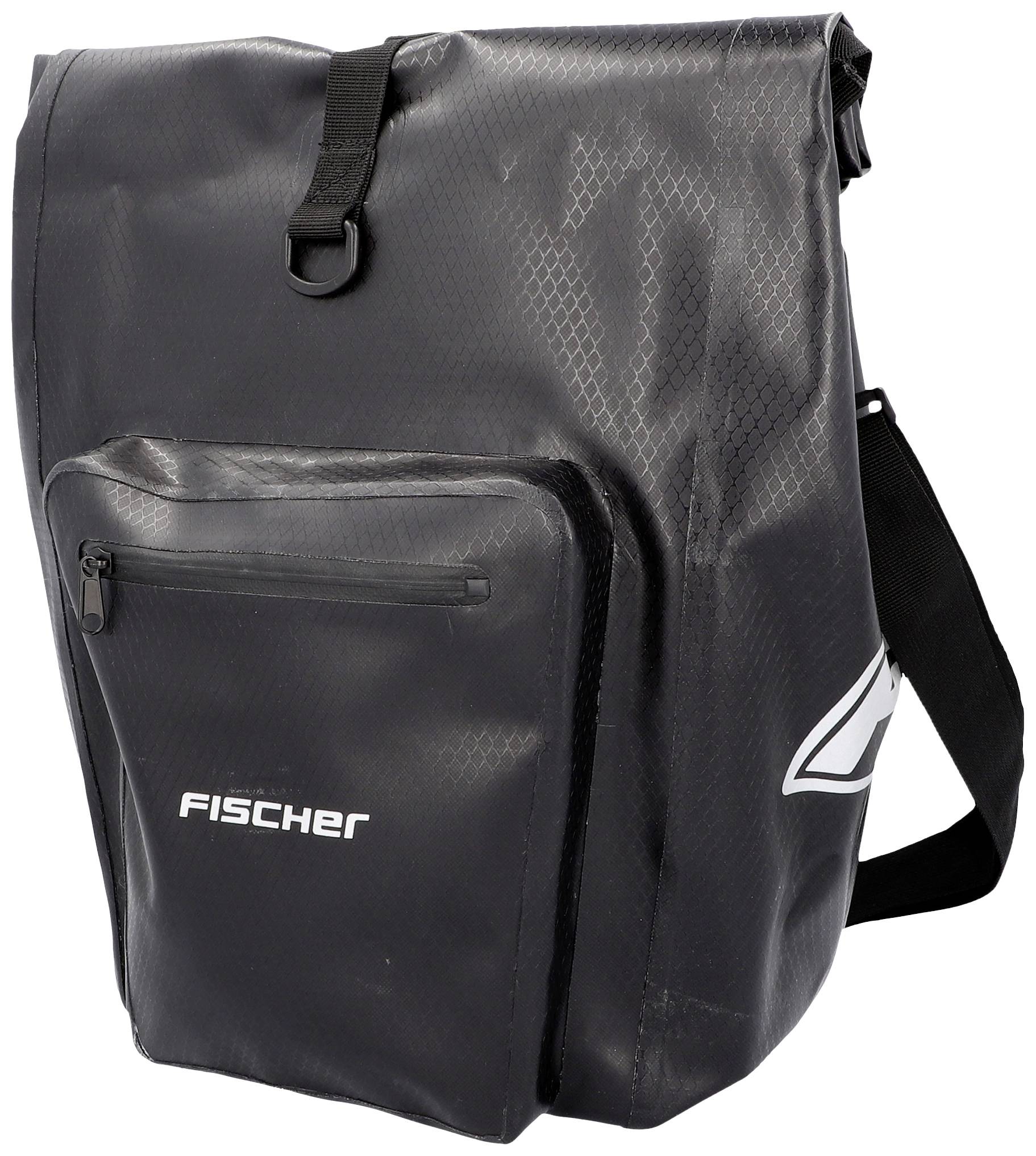 FISCHER FAHRRAD PLUS Terra Gepäckträgertasche Schwarz