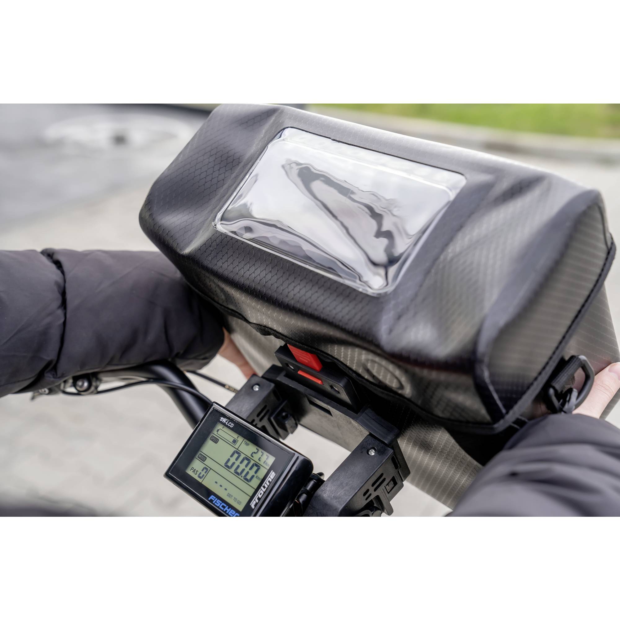 FISCHER FAHRRAD PLUS Terra Lenkertasche Schwarz