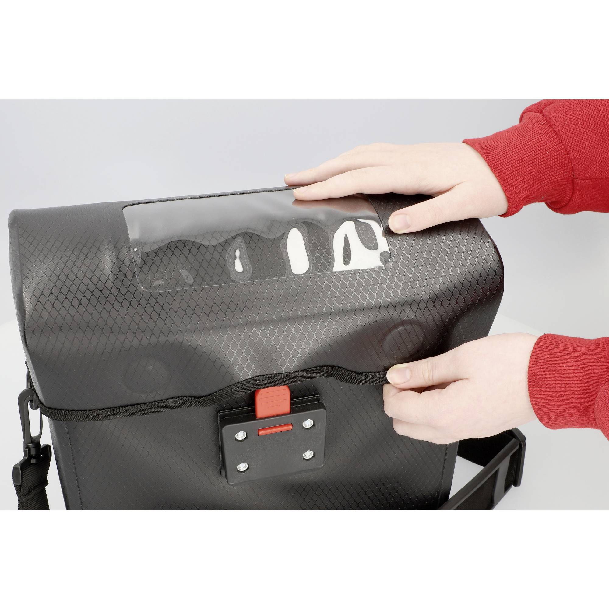 FISCHER FAHRRAD PLUS Terra Lenkertasche Schwarz