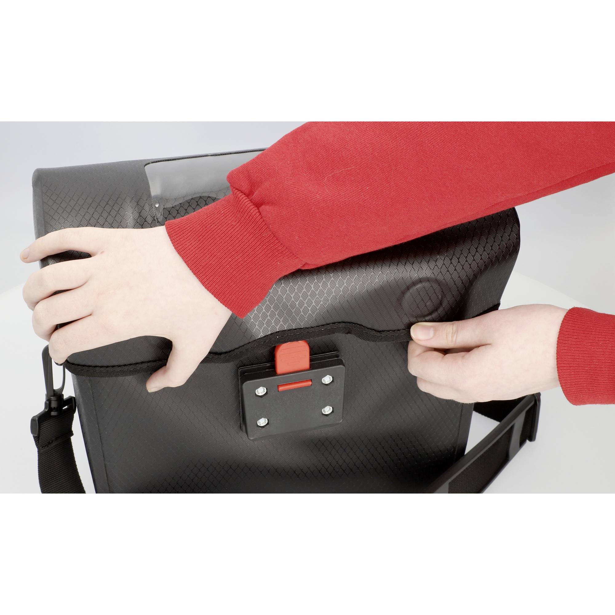 FISCHER FAHRRAD PLUS Terra Lenkertasche Schwarz