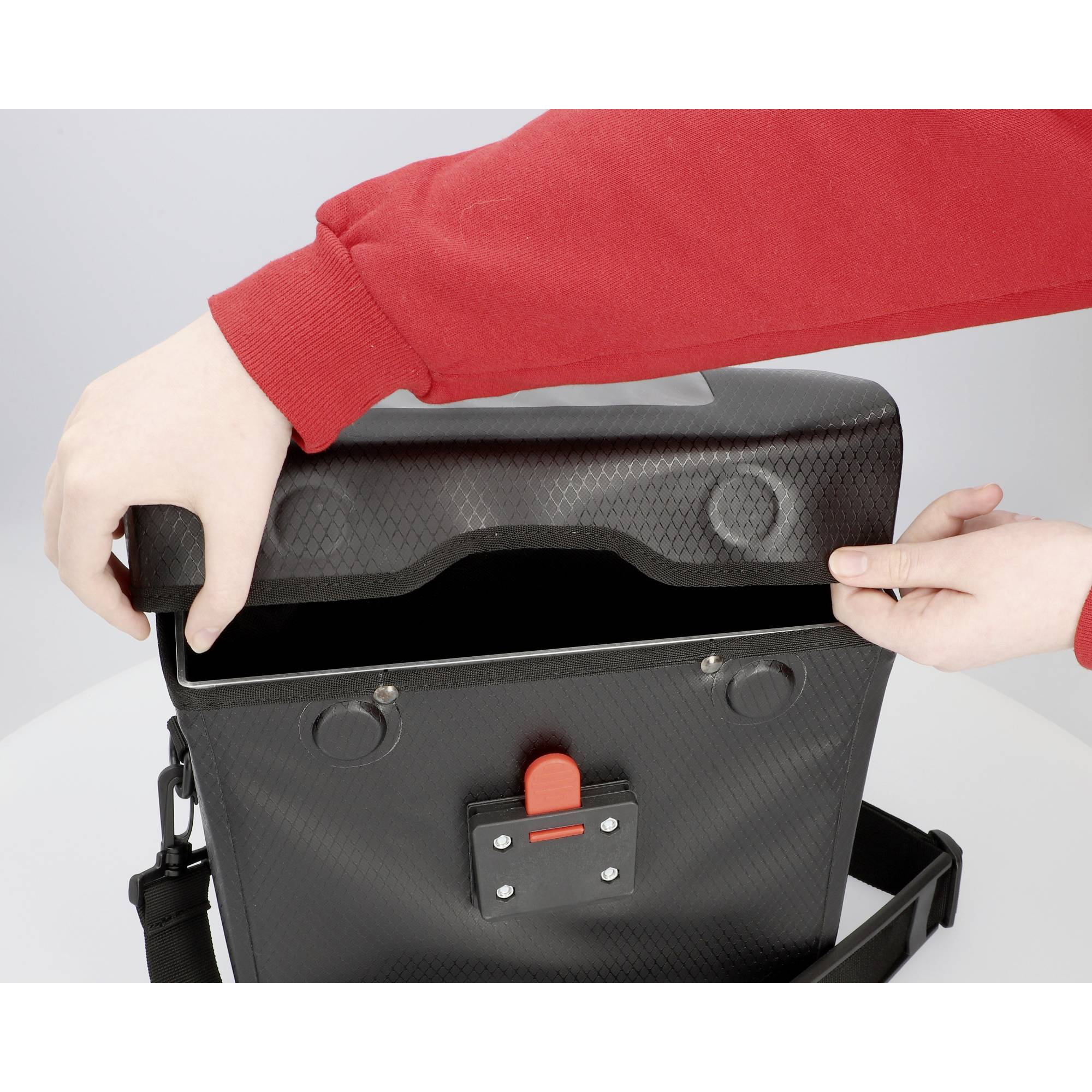 FISCHER FAHRRAD PLUS Terra Lenkertasche Schwarz