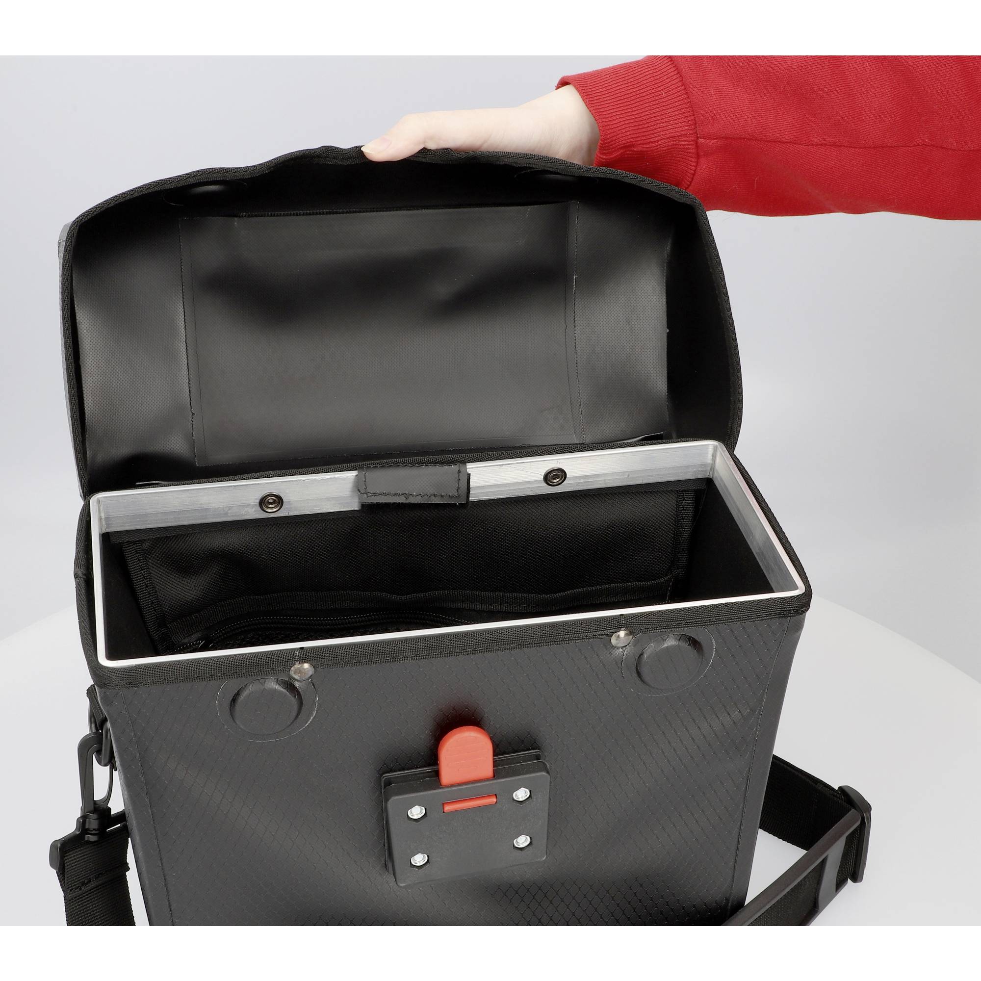 FISCHER FAHRRAD PLUS Terra Lenkertasche Schwarz