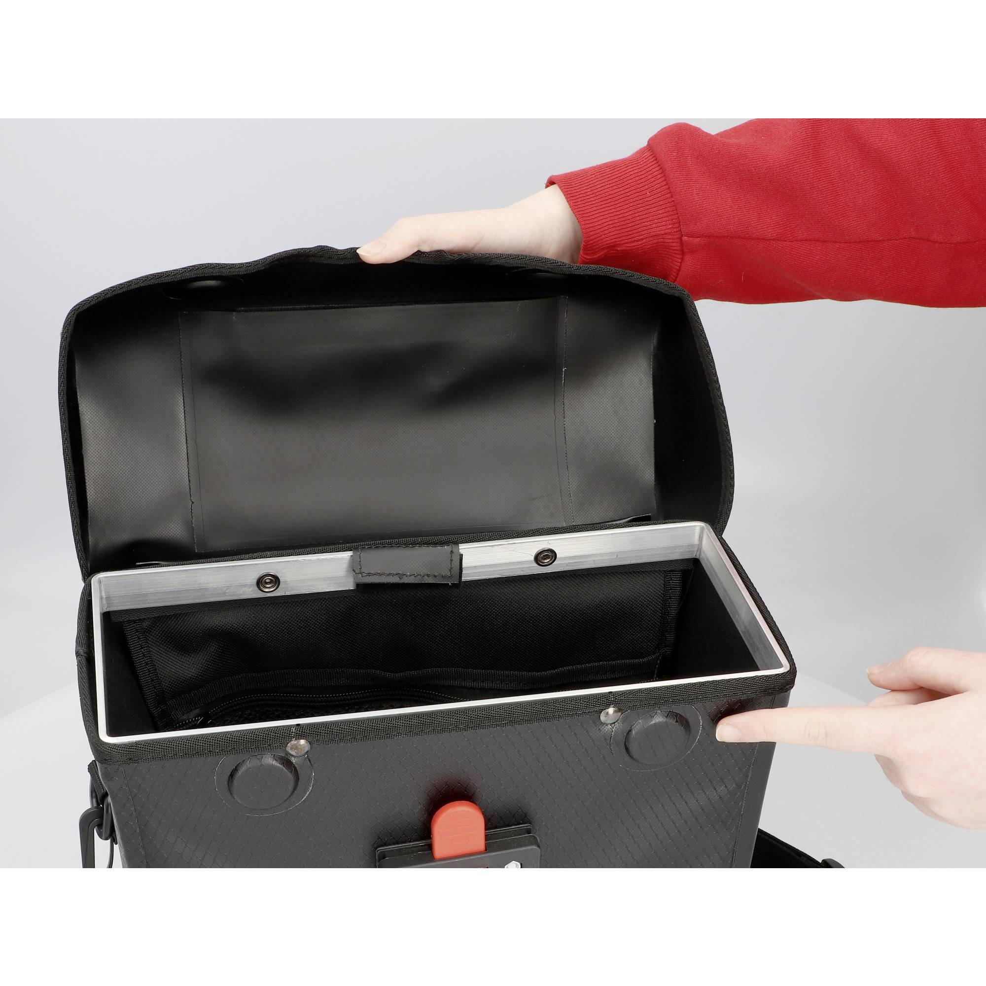 FISCHER FAHRRAD PLUS Terra Lenkertasche Schwarz