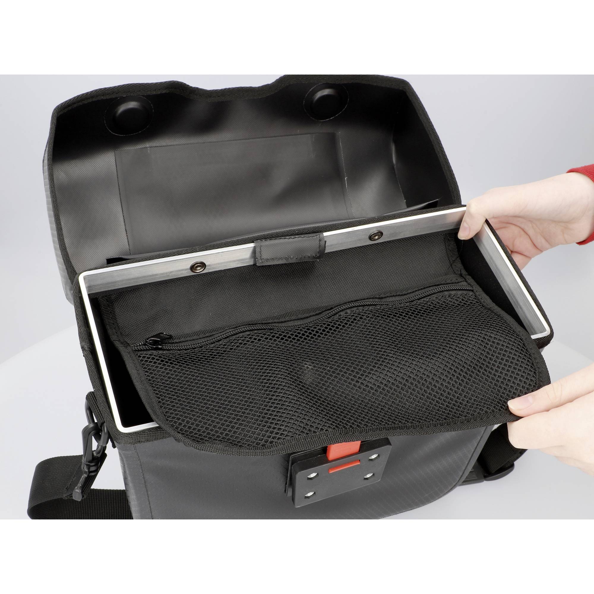 FISCHER FAHRRAD PLUS Terra Lenkertasche Schwarz