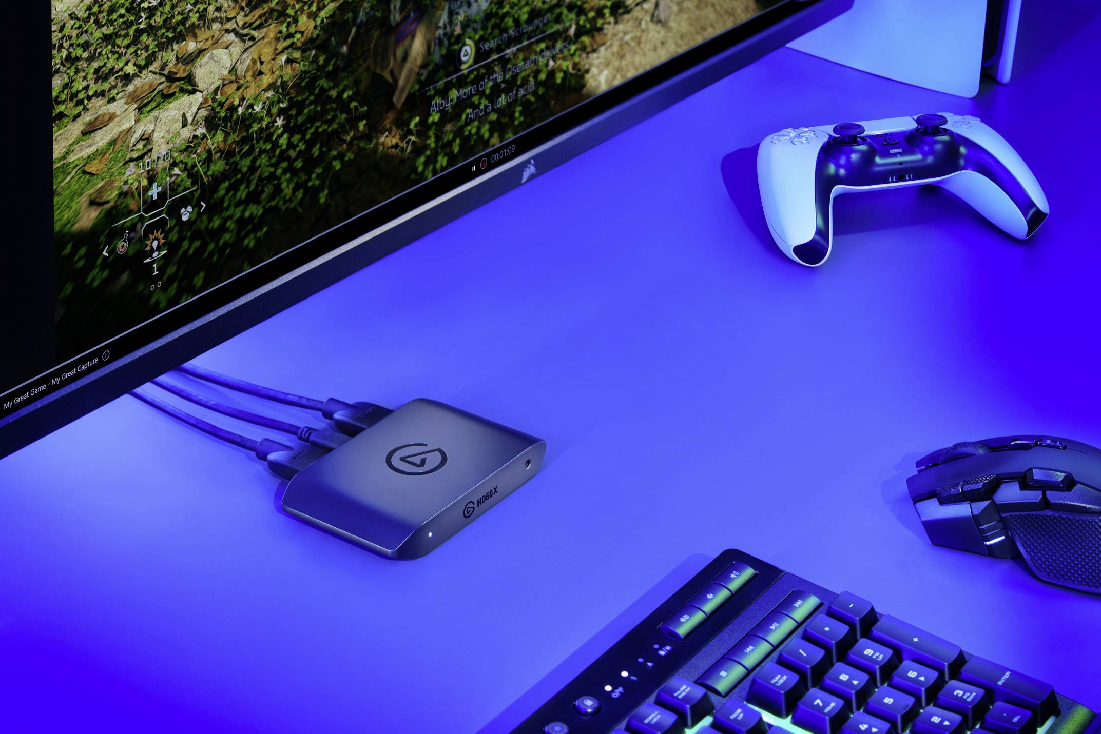 Elgato Game Capture HD60 X Game Capture Full-HD-Auflösung, Live-Kommentar-Funktion, Livestream-Funk