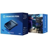 Elgato Stream Deck Pedal Kabelgebunden Multimedia Controller Schwarz Rutschfest Elgato Stream Deck Pedal Kabelgebunden Multimedia Controller Schwarz Rutschfest