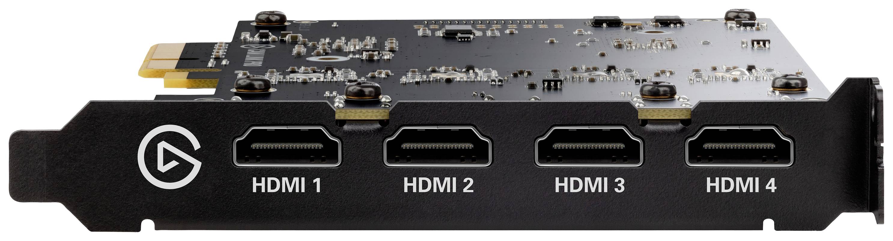 Elgato Cam Link 4k Pro Quad HDMI Camera Connector Video PCI-Steckkarte Full-HD-Auflösung, Plug und Play