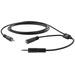 Elgato 2GC309904002 Chat Link Cable Klinke Audio Adapter [1x 3.5 mm-Stecker - 2x 3.5 mm-Stecker, 3.5 mm-Buchse] Schwarz