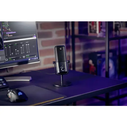 Elgato Wave:3 Stand PC-Mikrofon Übertragungsart (Details):Kabelgebunden Standfuß USB-C® Kabelgebunden Schwarz Elgato Wave:3 Stand PC-Mikrofon Übertragungsart (Details):Kabelgebunden Standfuß USB-C® Kabelgebunden Schwarz