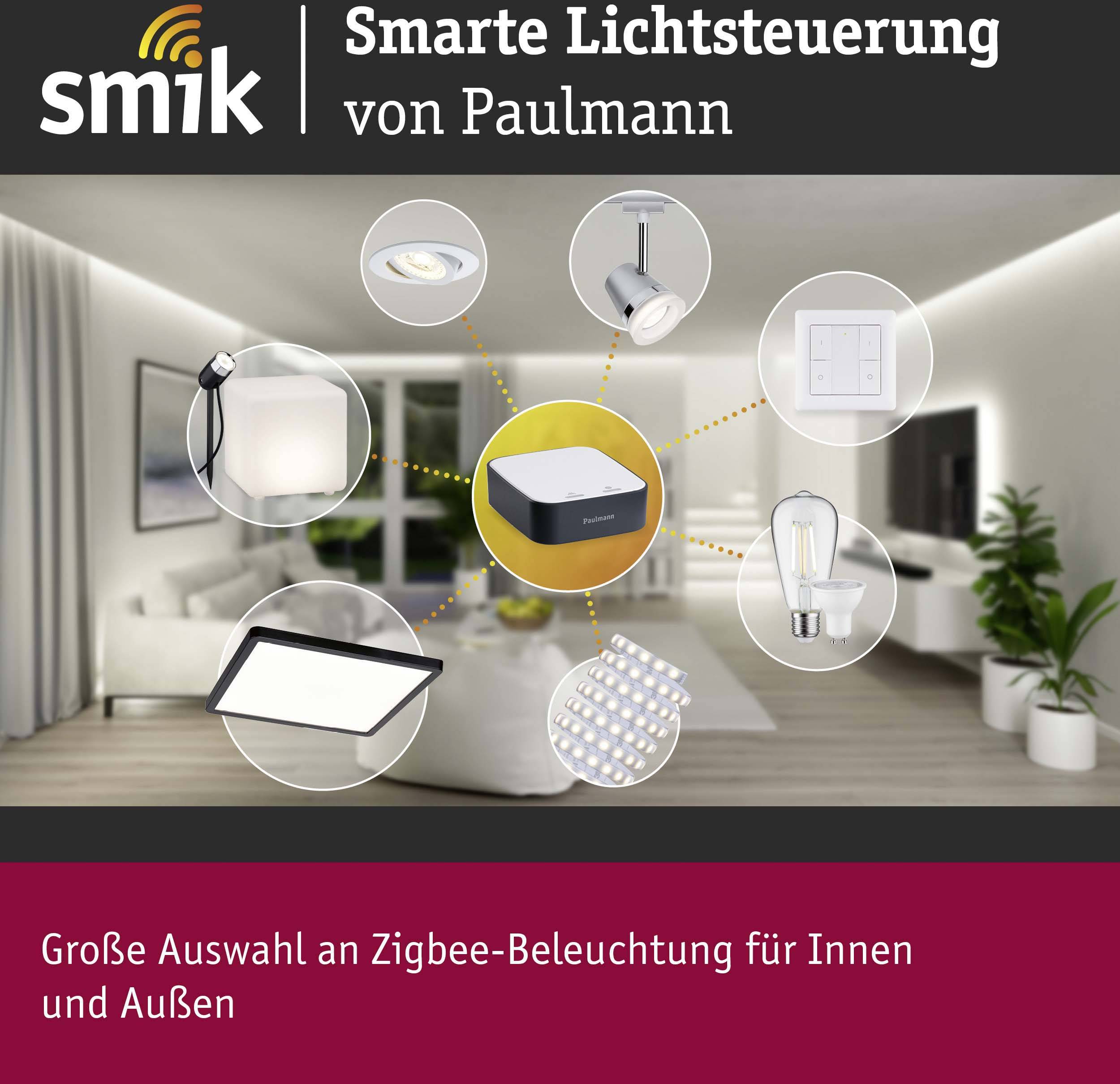 5170 smik Gateway + Amaris RGBW Paulmann Home Paket Smart Home System 36 W RGBW