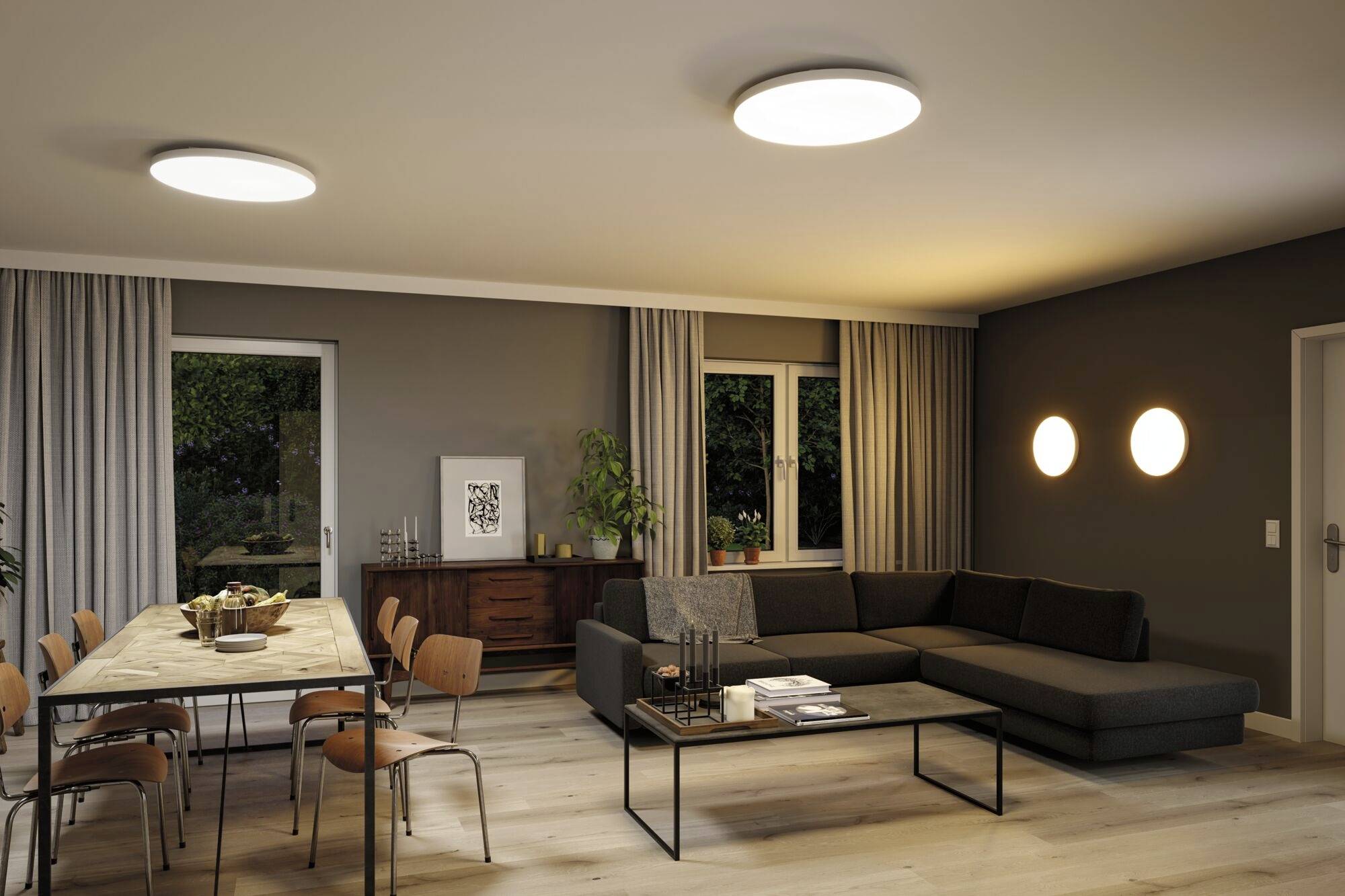 Paulmann Velora 79895 LED-Deckenleuchte 22 W Warmweiß bis Kaltweiß Weiß