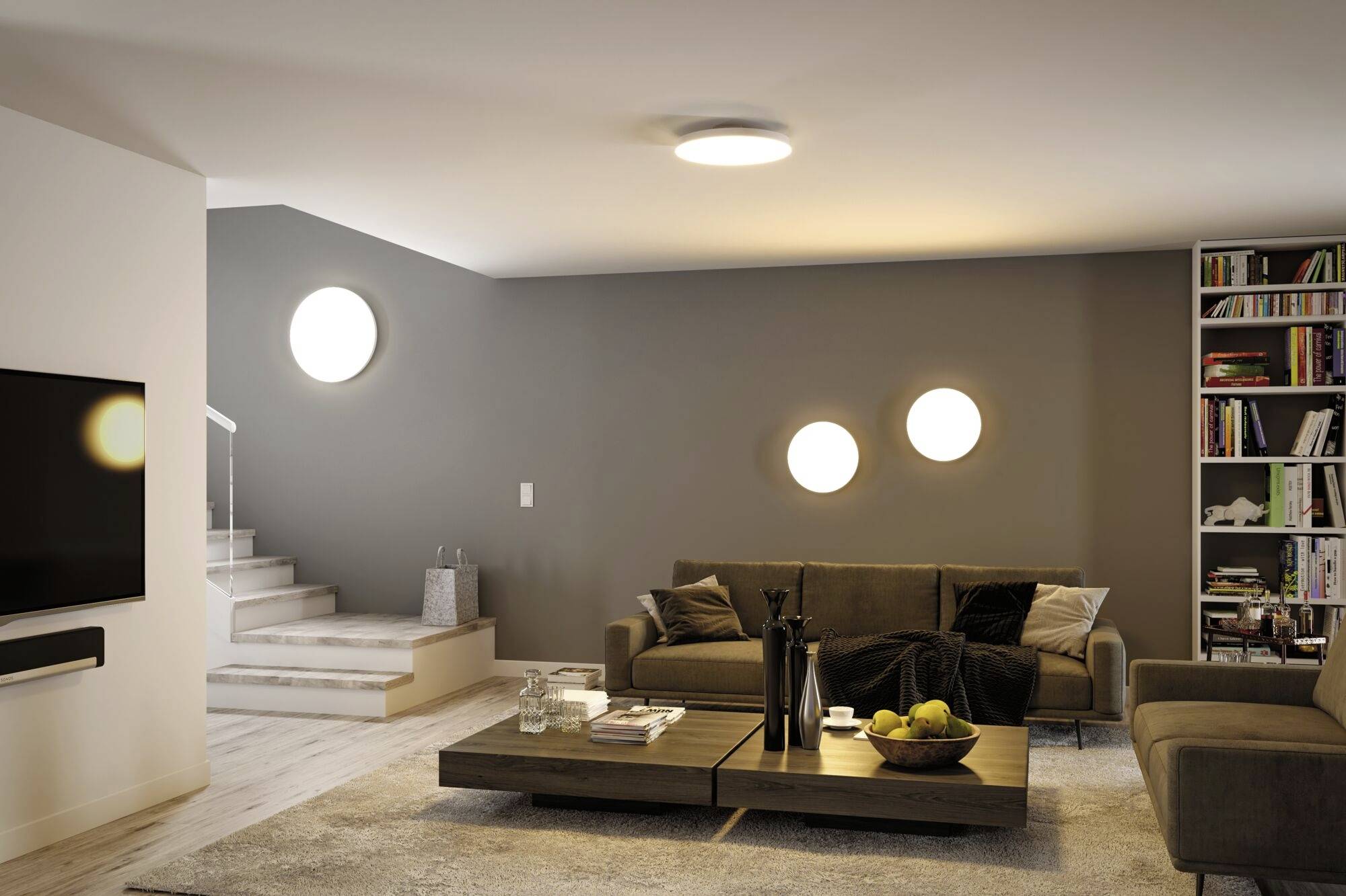 Paulmann Velora 79895 LED-Deckenleuchte 22 W Warmweiß bis Kaltweiß Weiß