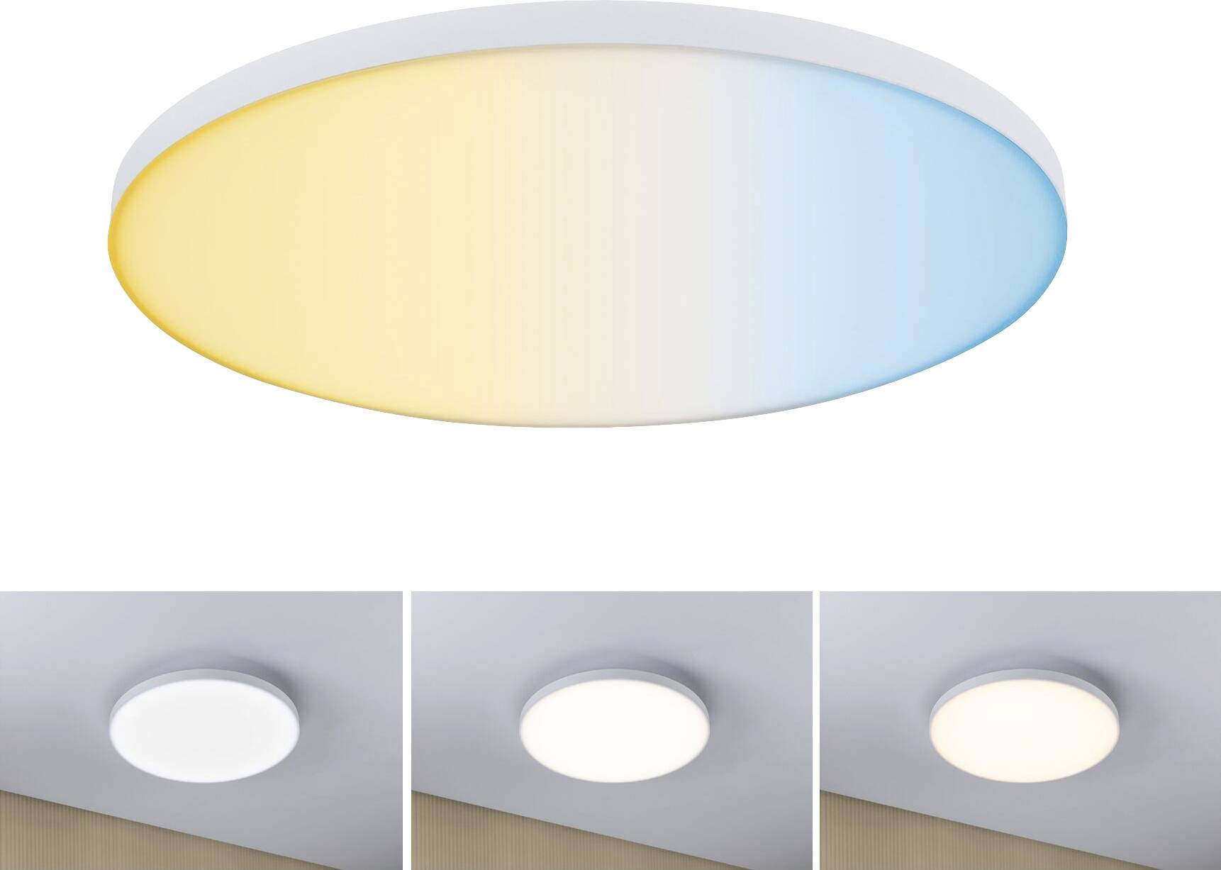 Paulmann Velora 79895 LED-Deckenleuchte 22 W Warmweiß bis Kaltweiß Weiß