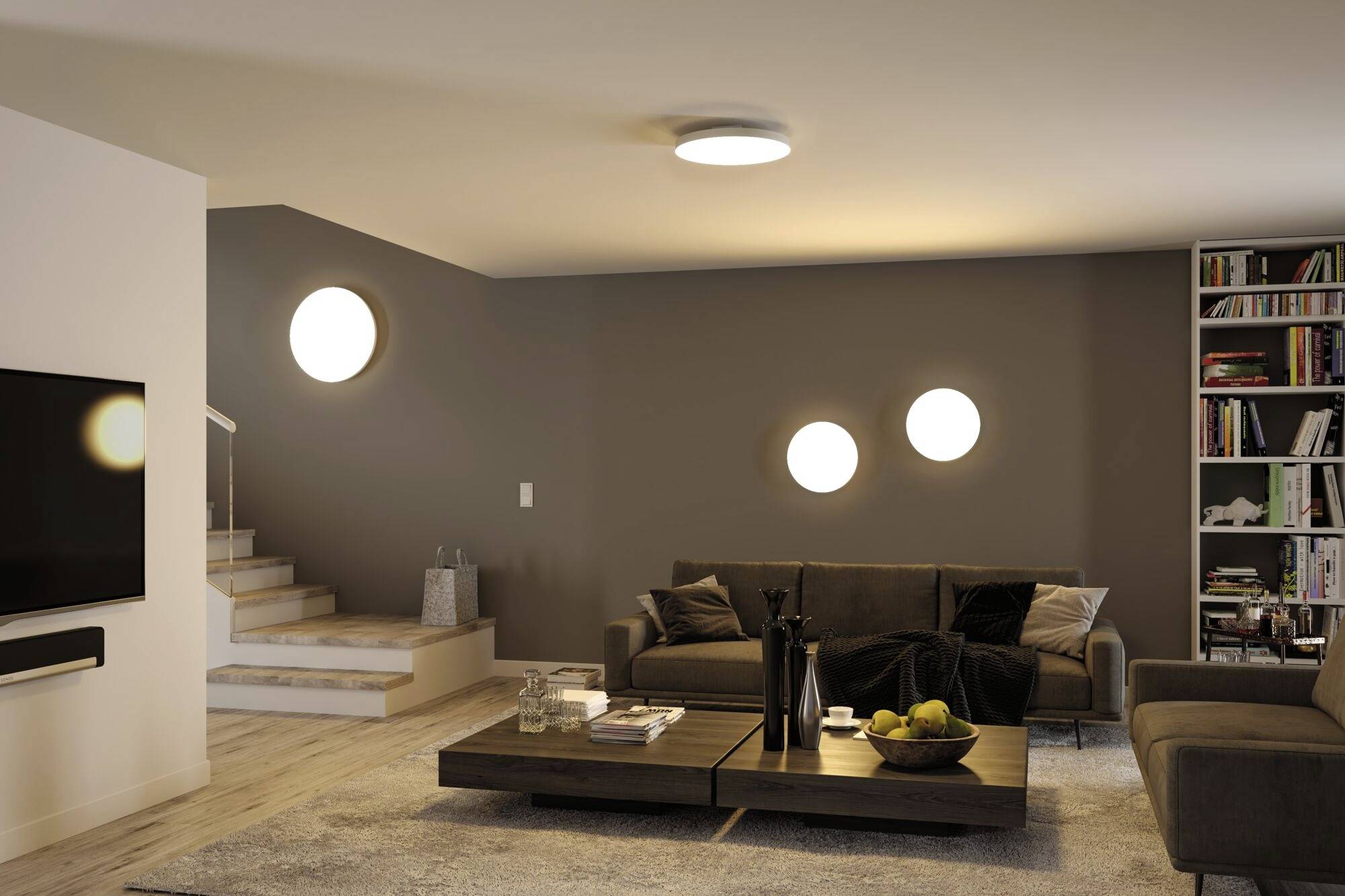 Paulmann Velora 79896 LED-Deckenleuchte 32W Warmweiß bis Kaltweiß Weiß