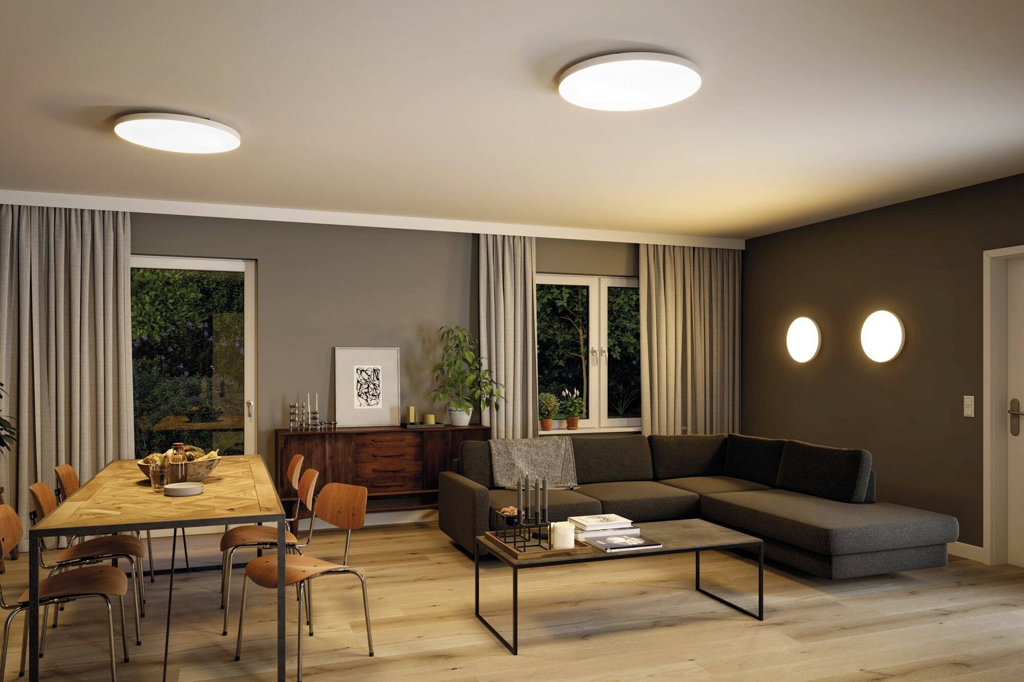 Paulmann Velora 79896 LED-Deckenleuchte 32W Warmweiß bis Kaltweiß Weiß