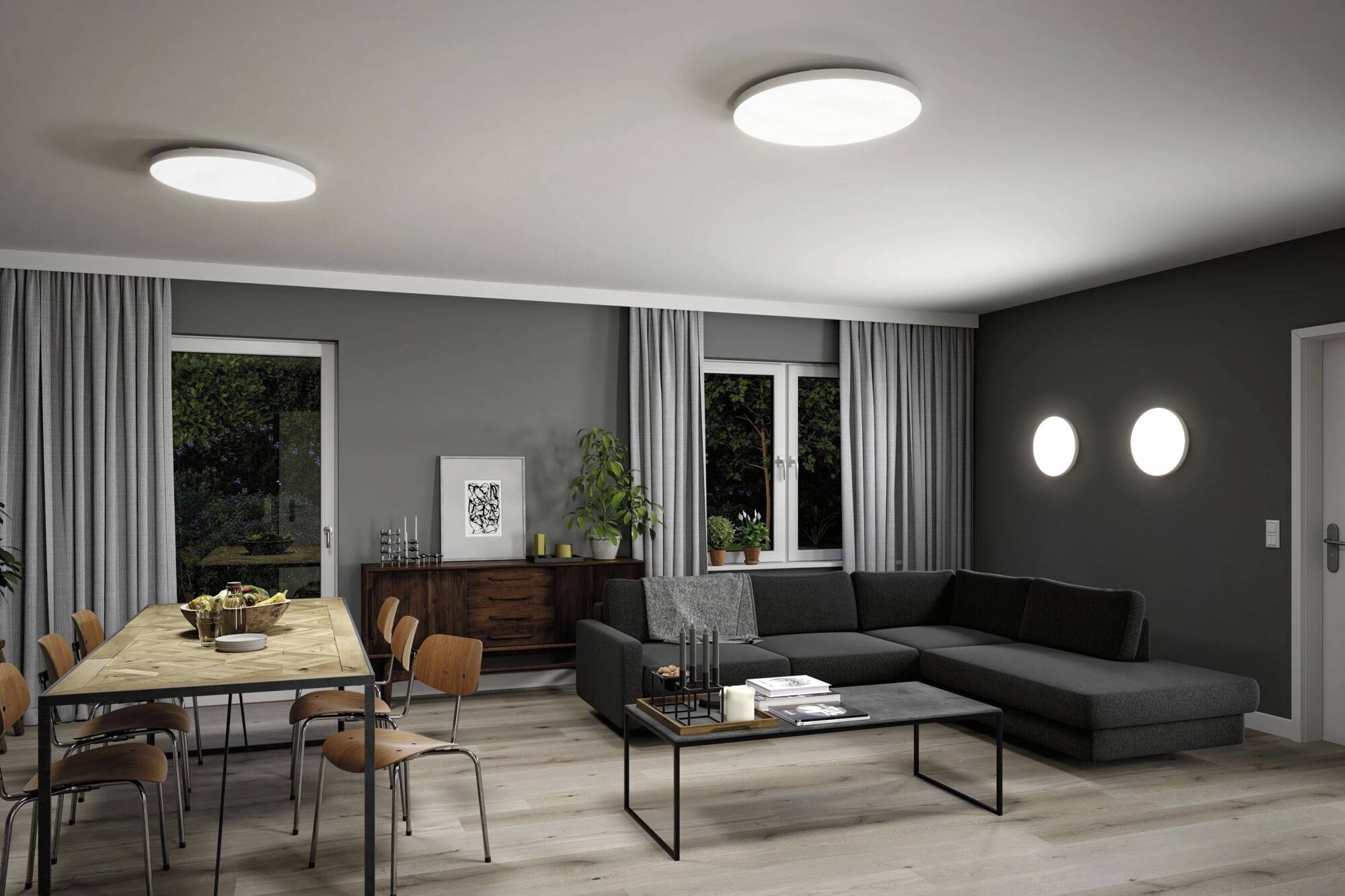 Paulmann Velora 79896 LED-Deckenleuchte 32W Warmweiß bis Kaltweiß Weiß