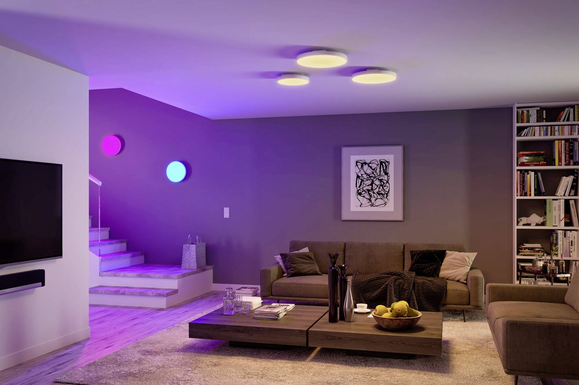 Paulmann Velora 79897 LED-Deckenleuchte 22W RGBW Weiß