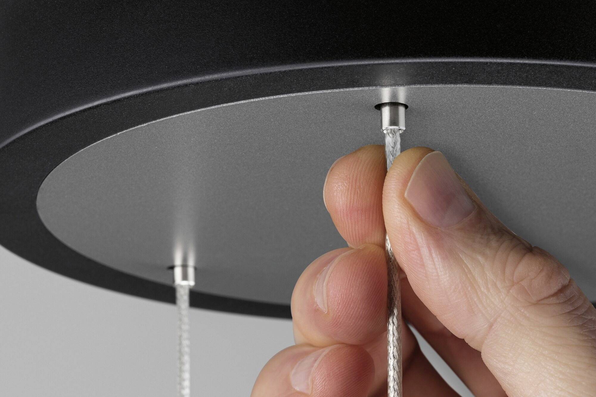 Paulmann Pane 79779 LED-Pendelleuchte 11W Schwarz, Grau