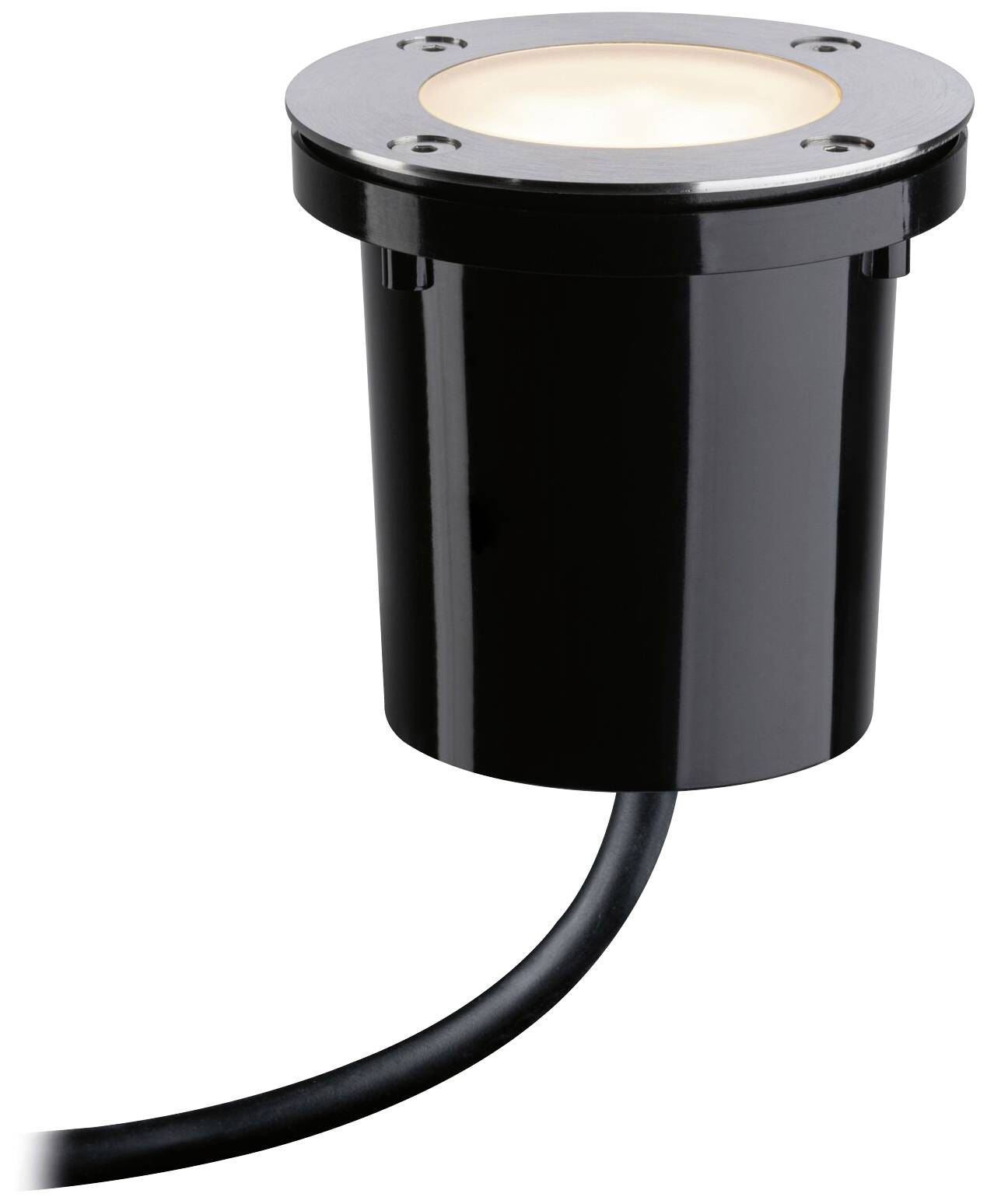 Paulmann 94588 Bodeneinbauleuchte LED 4.6W Schwarz, Edelstahl