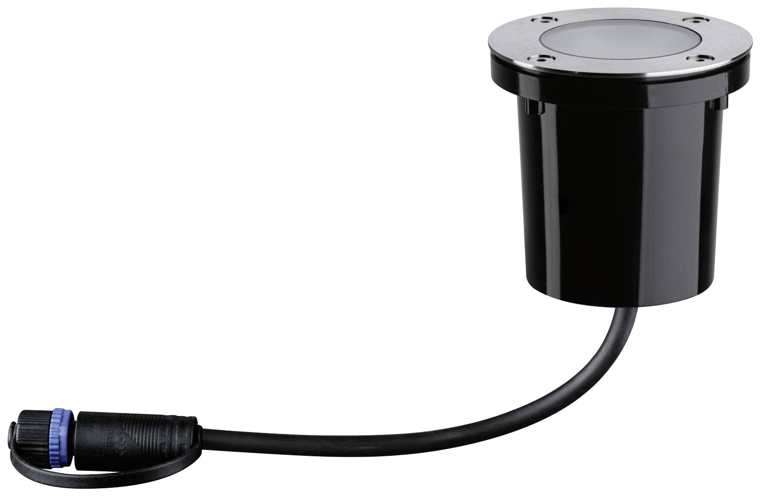 Paulmann 94588 Bodeneinbauleuchte LED 4.6W Schwarz, Edelstahl