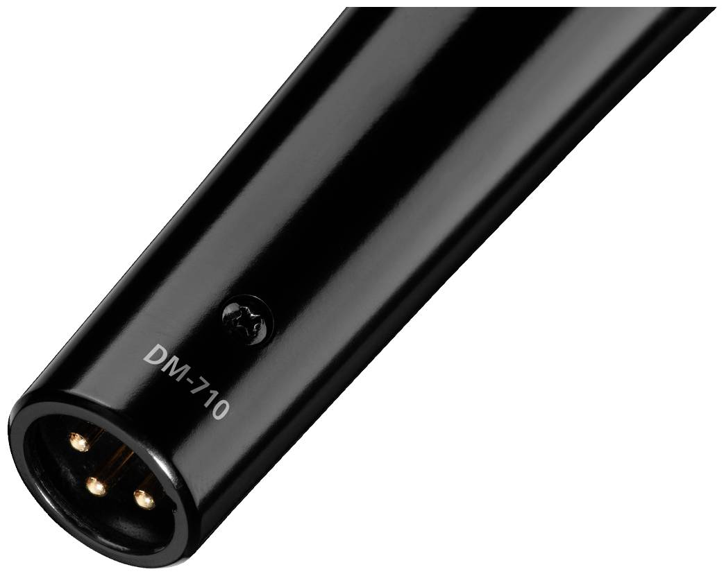 IMG Stageline DM-710 Hand Gesangs-Mikrofon Übertragungsart (Details):Kabelgebunden inkl. Tasche, Metallgehäuse XLR Kabelgebunden