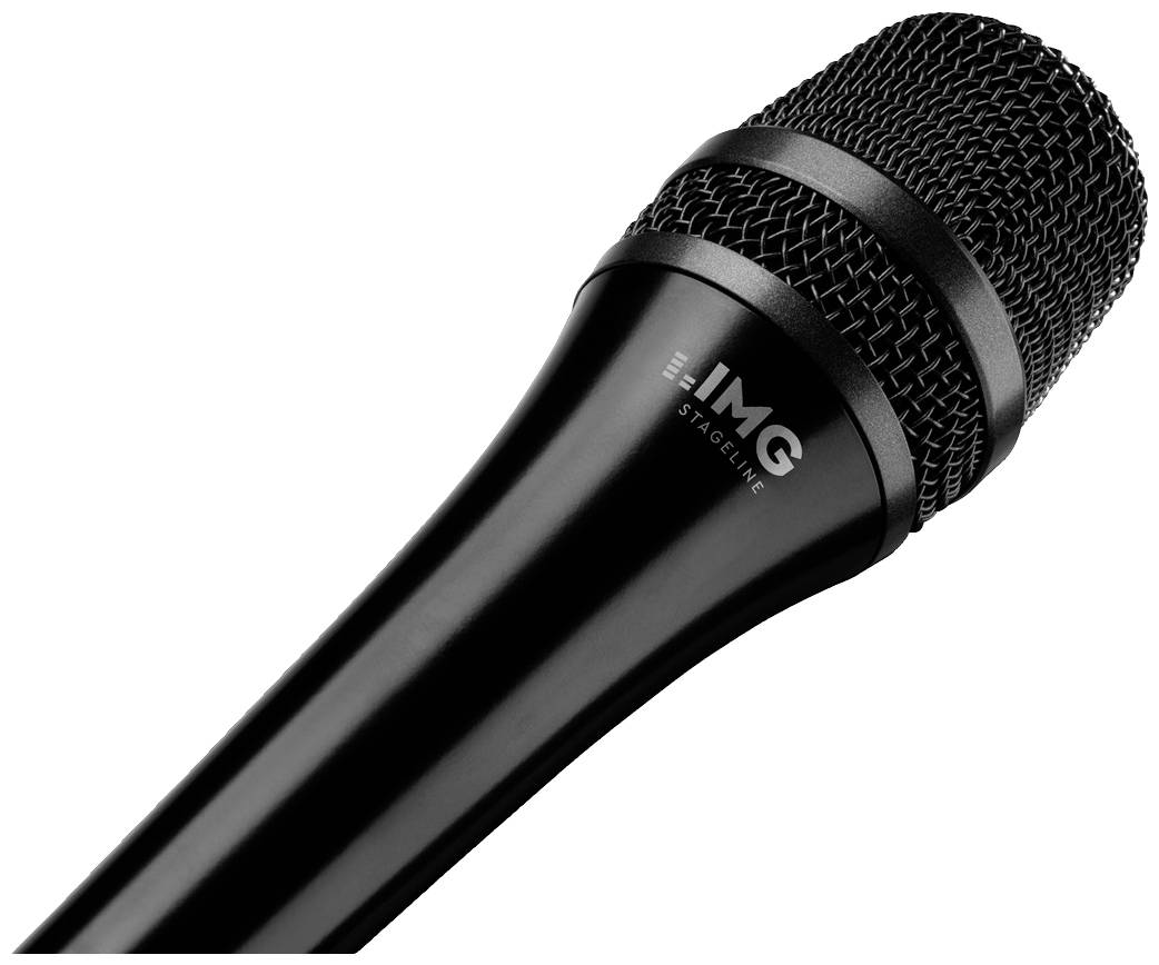 IMG Stageline DM-720 Hand Gesangs-Mikrofon Übertragungsart (Details):Kabelgebunden inkl. Tasche, Metallgehäuse XLR Kabelgebunden