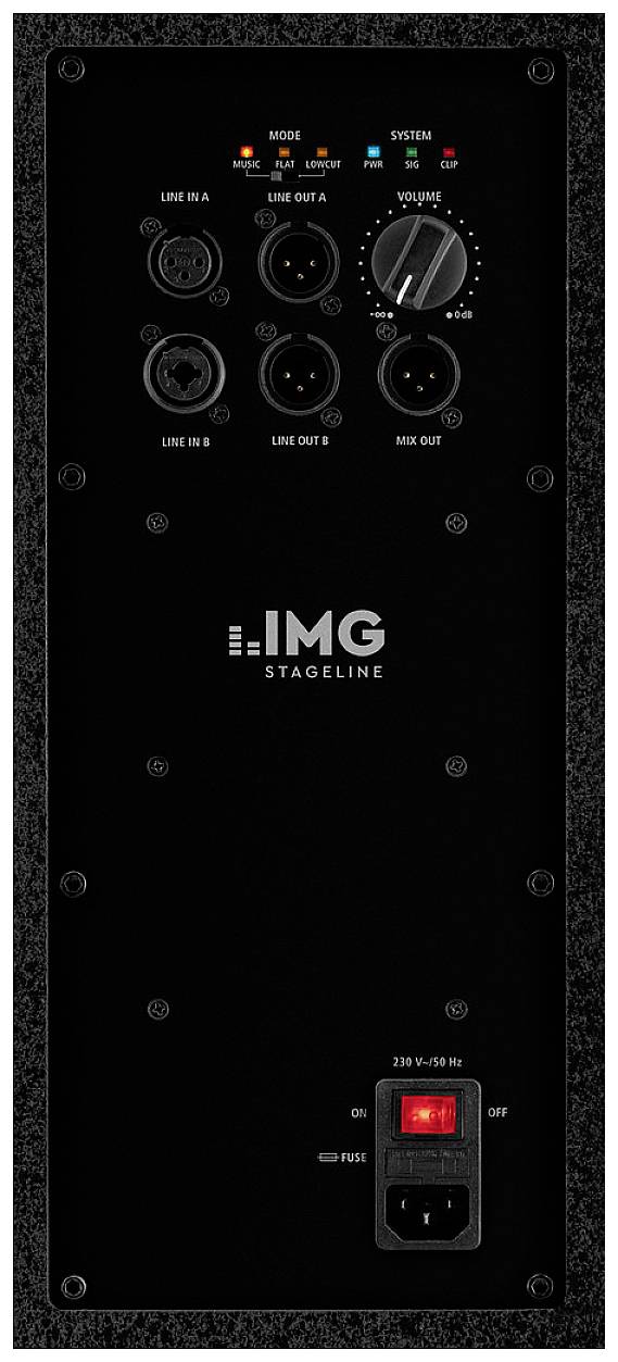 IMG Stageline DRIVE-15A Aktiver PA Lautsprecher 38cm 15 Zoll 360W 1St.