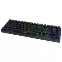 DELTACO GAMING DK440R Kabellos, Bluetooth®, Kabelgebunden Gaming-Tastatur Deutsch, QWERTZ Schwarz Beleuchtet, Switch: Red DELTACO GAMING DK440R Kabellos, Bluetooth®, Kabelgebunden Gaming-Tastatur Deutsch, QWERTZ Schwarz Beleuchtet, Switch: Red