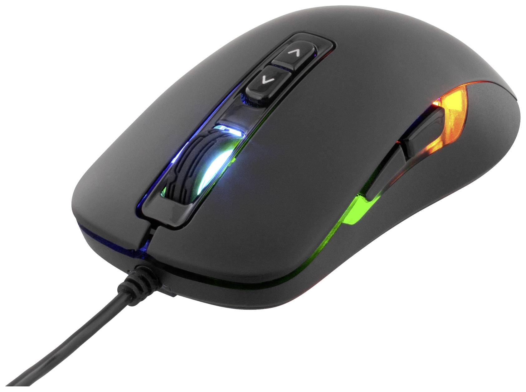 DELTACO GAMING DM110 Gaming-Maus USB, Kabelgebunden Optisch Schwarz 7 Tasten 800 dpi, 1200 dpi, 160